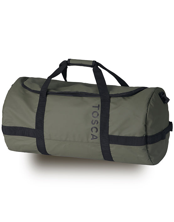 TOSCA Delta TCA973 Barrel Duffle Bag - Khaki Color, Large Travel Duffel for Gym, Sports, Weekend Trips & Outdoor Adventures