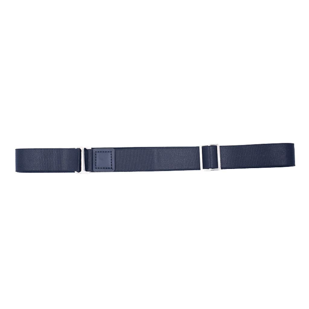Men's Black Stay Shirt with Built-In Shirt Stay Belt - Keep Your Shirt Tucked In for Formal Events & Business Attire