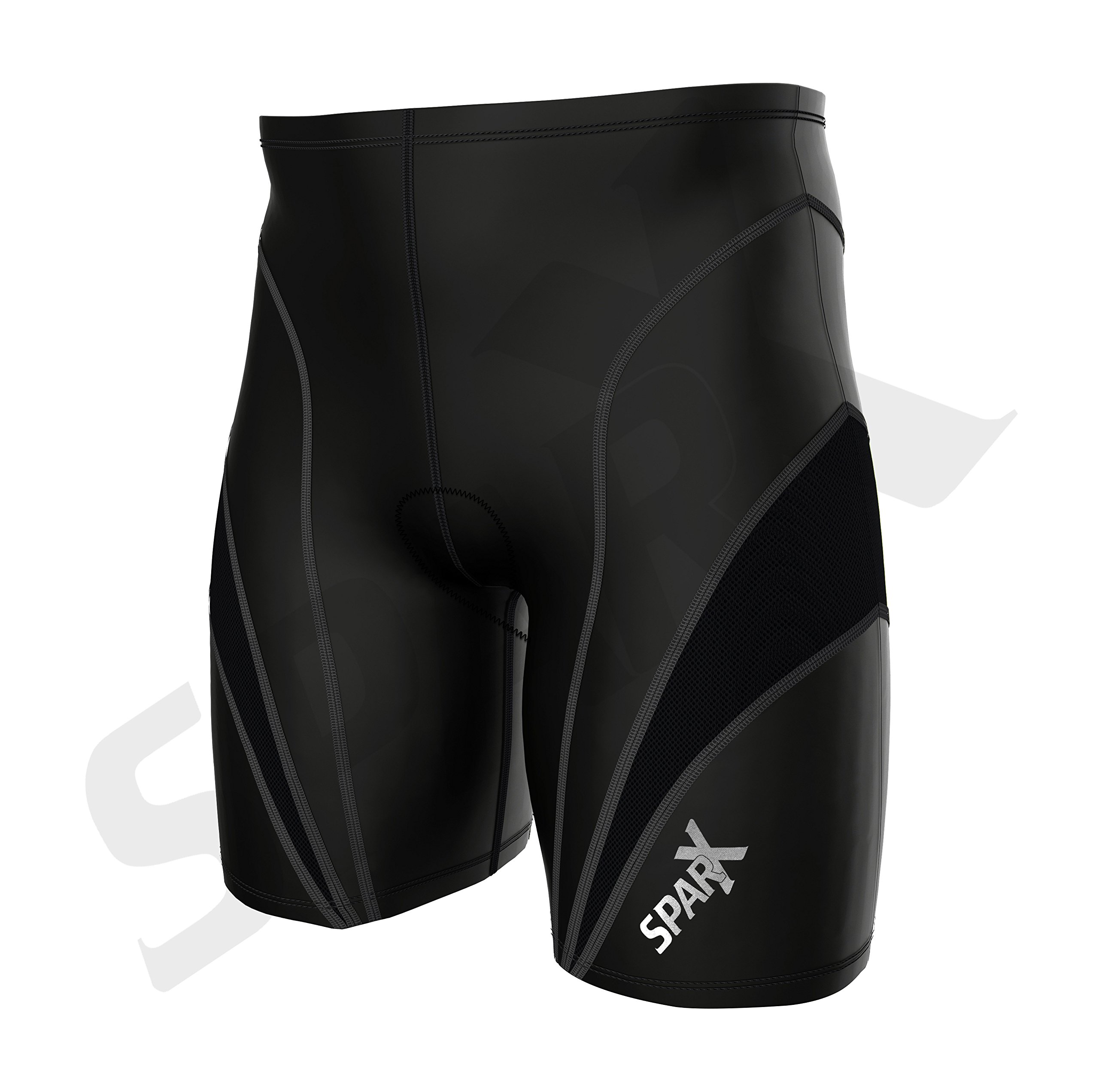 Sparx Men's Triathlon Bike Shorts - Quick-Dry, Comfortable & Breathable for Swim, Bike & Run - Perfect for Triathlons, Cycling & Training