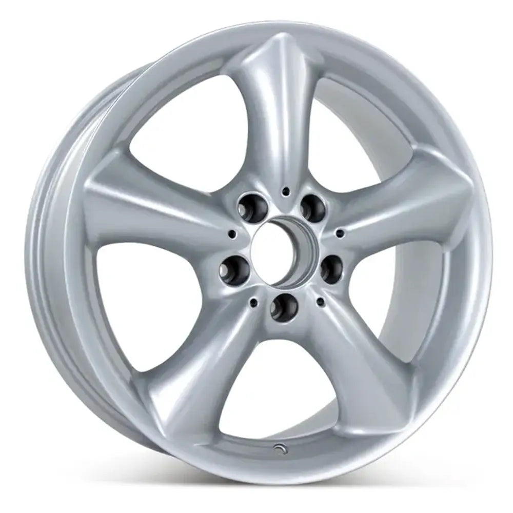 17 Inch Mercedes CLK320 Rear Wheel Replacement - Silver Replica Rim 65289 | Perfect for Car Upgrades & Luxury Vehicle Maintenance