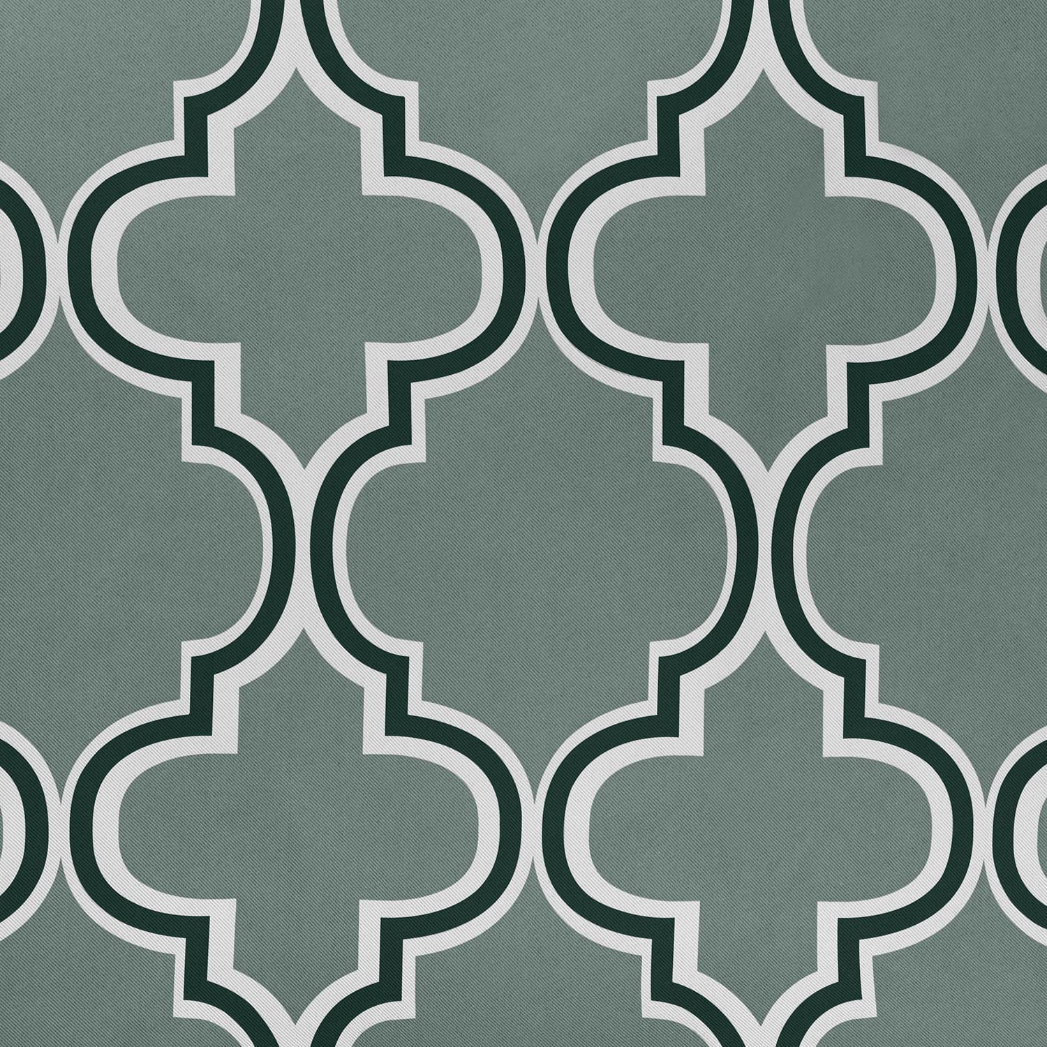 Bohemian Trellis Printed Blackout Curtains with Grommet Top - 2 Panels Set for Living Room & Bedroom - Noise Reducing & Light Blocking Window Drapes for Home Decor