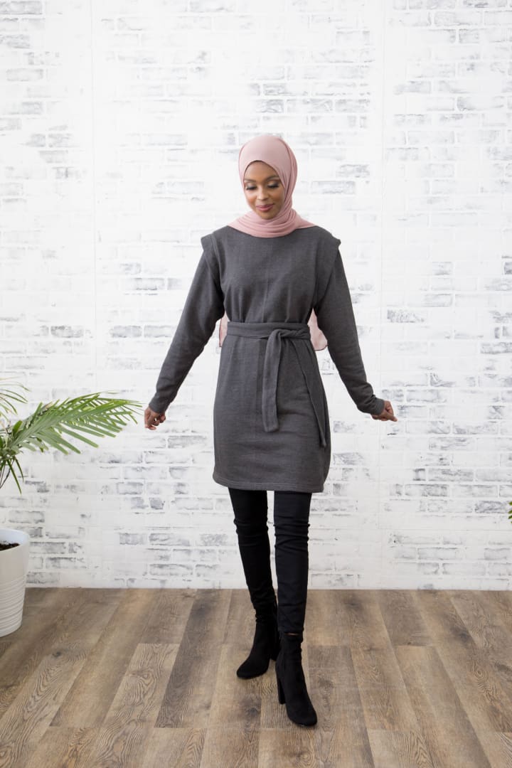 Stylish Grey Cuffed Shirt for Men & Women | Casual & Formal Wear | Perfect for Office, Date Night & Everyday Outfits