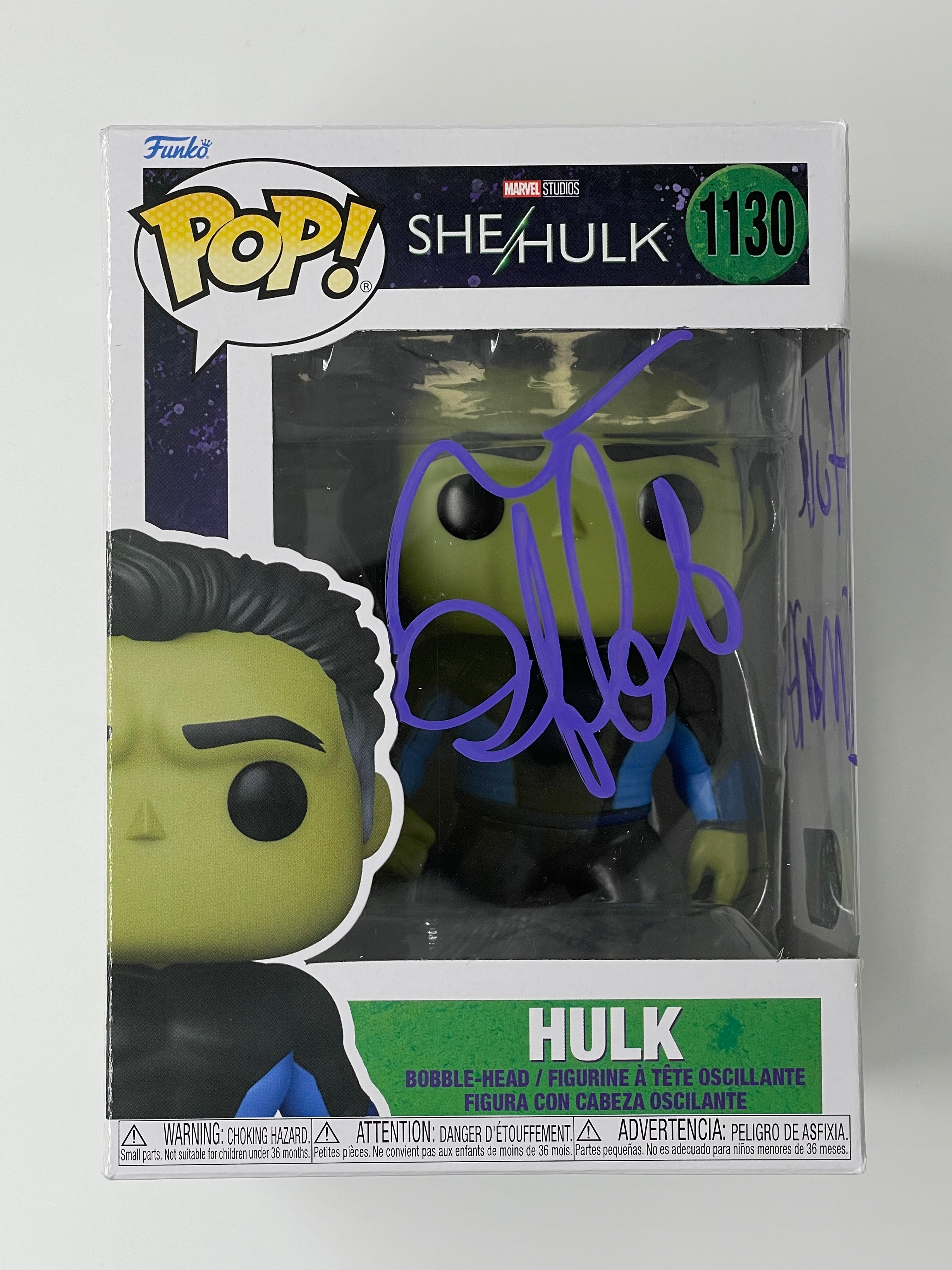 Mark Ruffalo Signed Funko POP! Vinyl Figure - SWAU Authenticated Collectible - Perfect for Marvel Fans, Autograph Collectors & Home Display