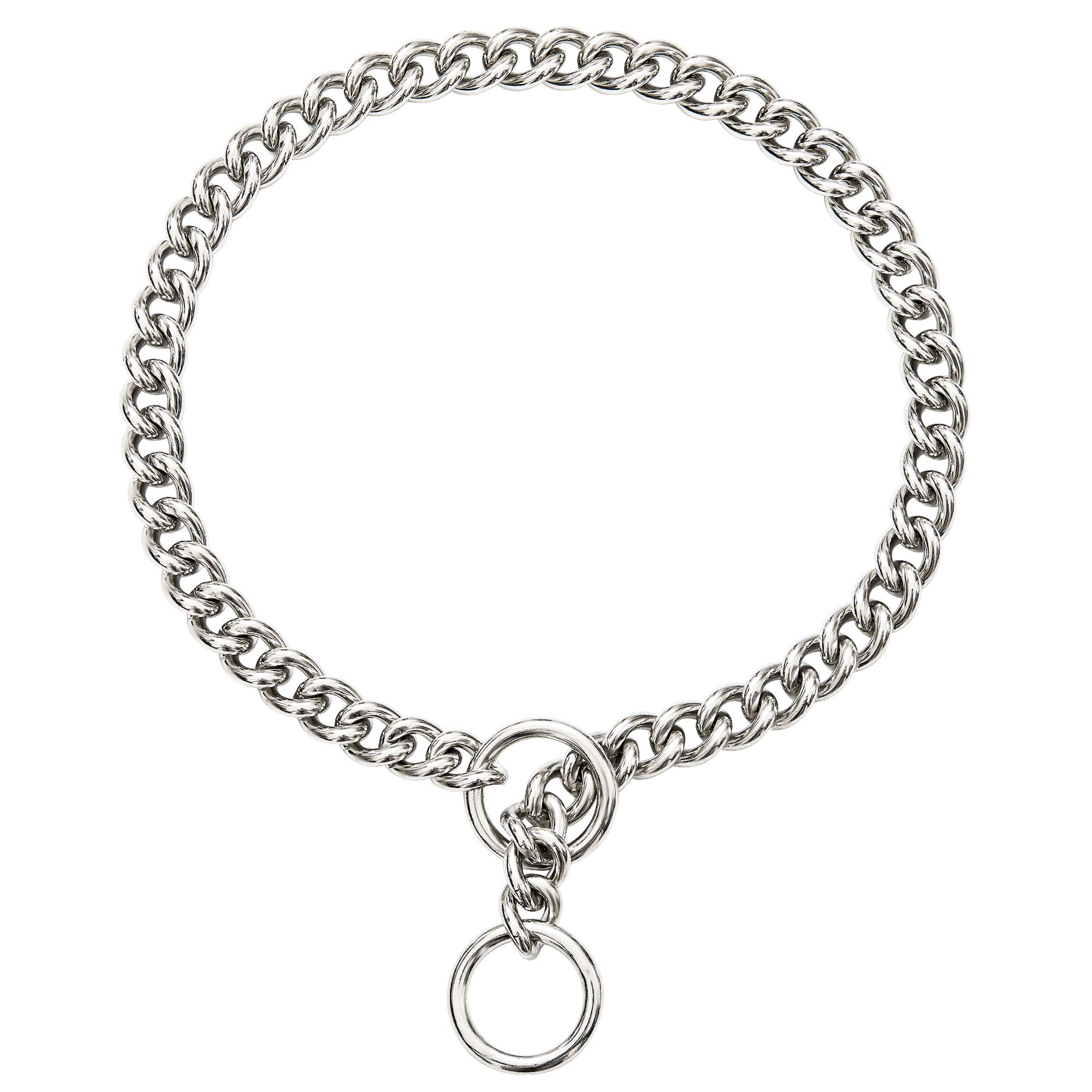 **ToBeTrendy 11MM Gold Cuban Link Dog Collar - Stainless Steel Heavy Duty Training Collar for Medium & Large Dogs (18