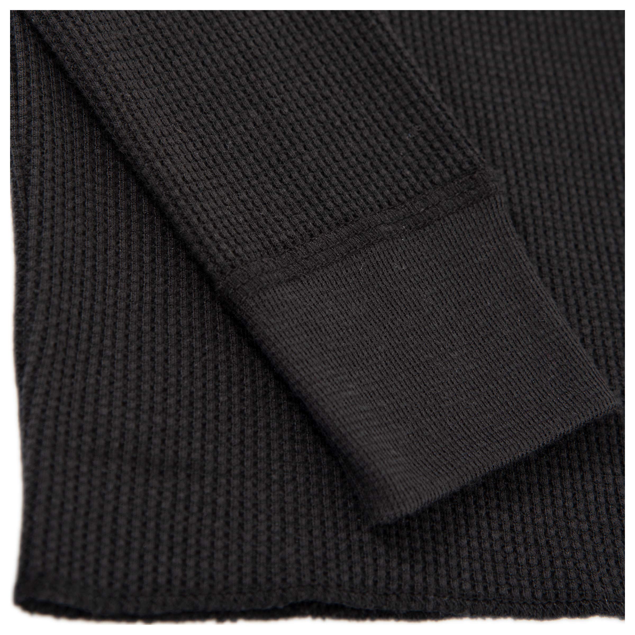 Fruit of the Loom Boys' Premium 2-Pack Thermal Waffle Crew Neck Shirts - Warm Winter Base Layer for Kids, Cold Weather Outfits & Layering