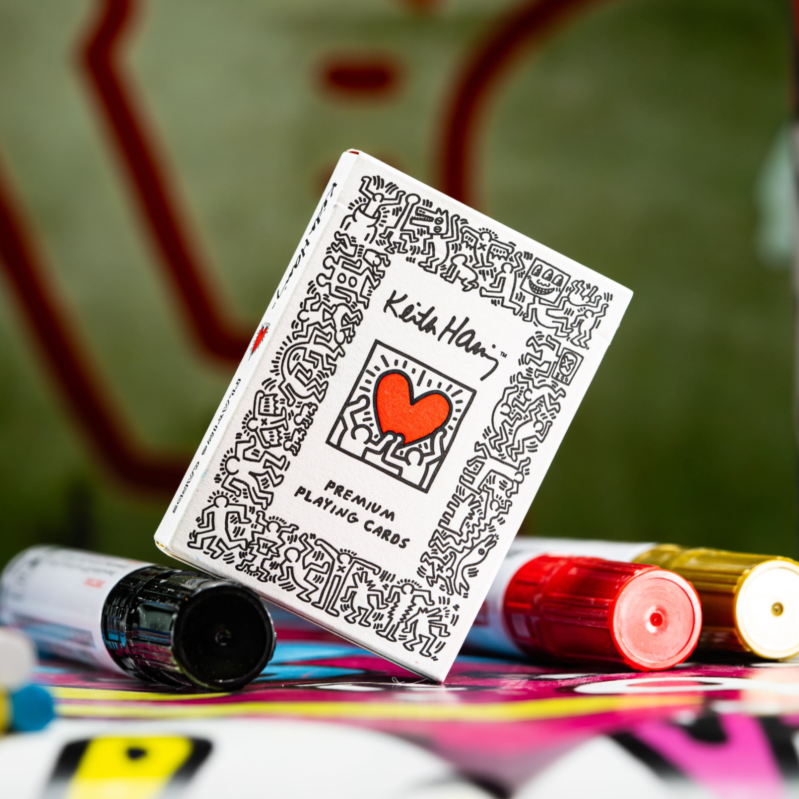 Keith Haring Playing Cards - Premium Collectible Card Deck for Poker, Blackjack & Game Nights - Unique Pop Art Gift for Card Game Lovers