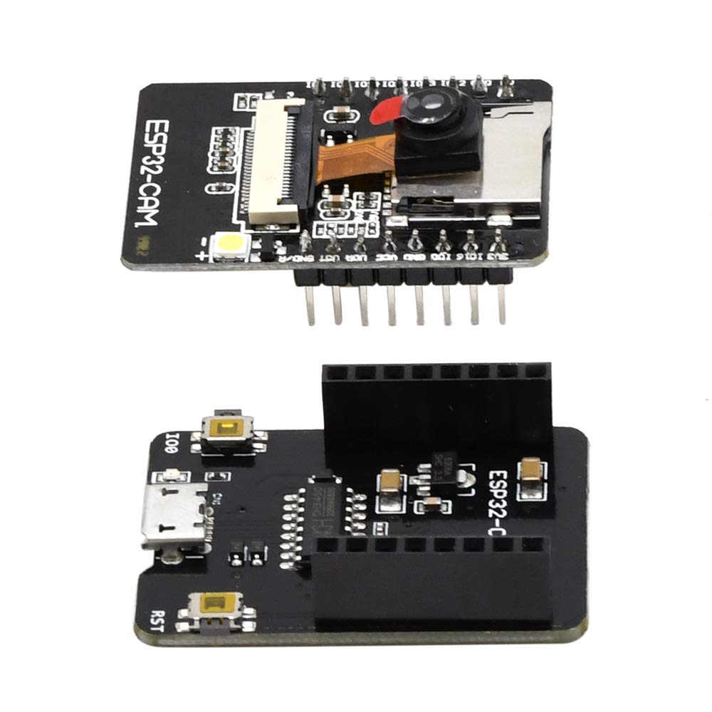 ESP32 CAM MB WiFi Bluetooth Development Board - Dual-Core Processor with TF Card Slot & 2640 Camera Module (2-Pack) for IoT Projects, Smart Home Devices, and Wireless Monitoring Systems