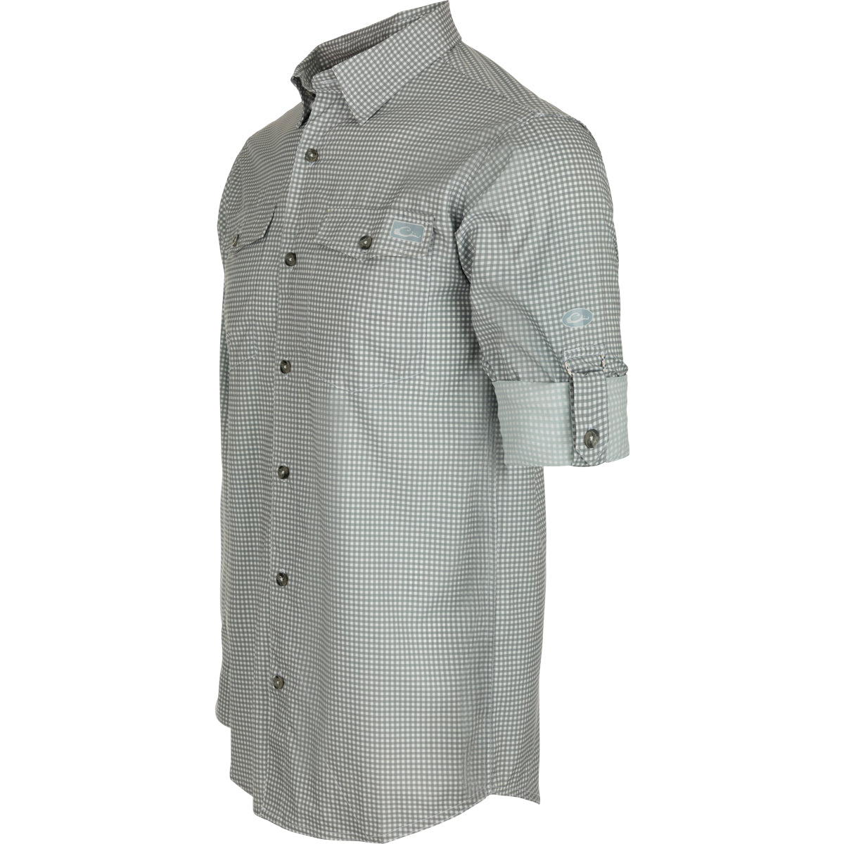 Frat Gingham Check Button Down Long Sleeve Shirt for Men - Classic Plaid Casual Dress Shirt - Perfect for Office, Date Night & Outdoor Activities