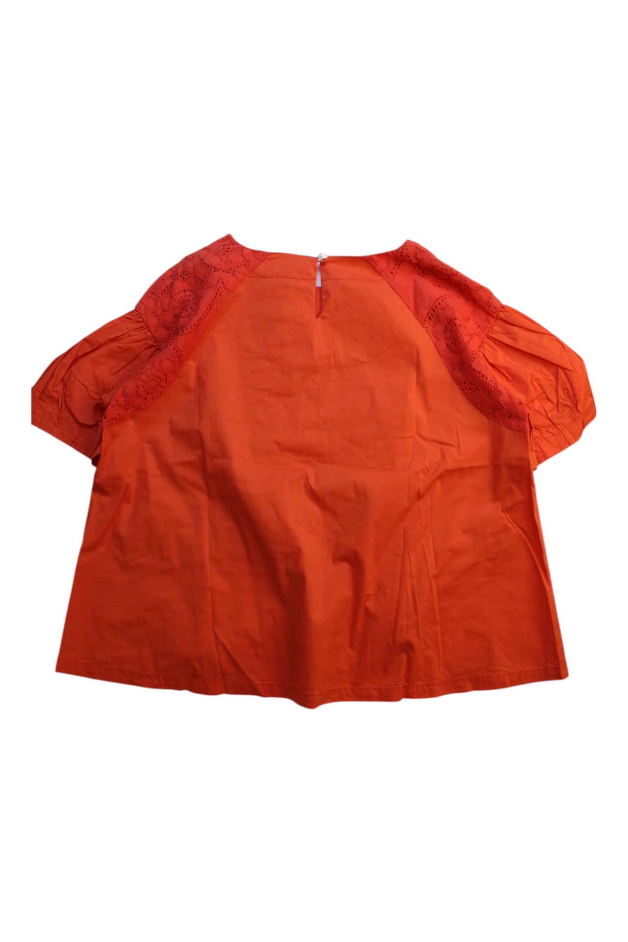 Ponpoko Lace Short Sleeve Top for Women - Fashionable Summer Blouse for Casual Wear, Date Night & Office Outfits