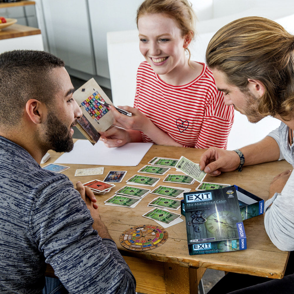 EXIT: The Abandoned Cabin - Escape Room Board Game for Adults & Teens | Mystery Puzzle Adventure Game | Perfect for Family Game Night & Party Entertainment
