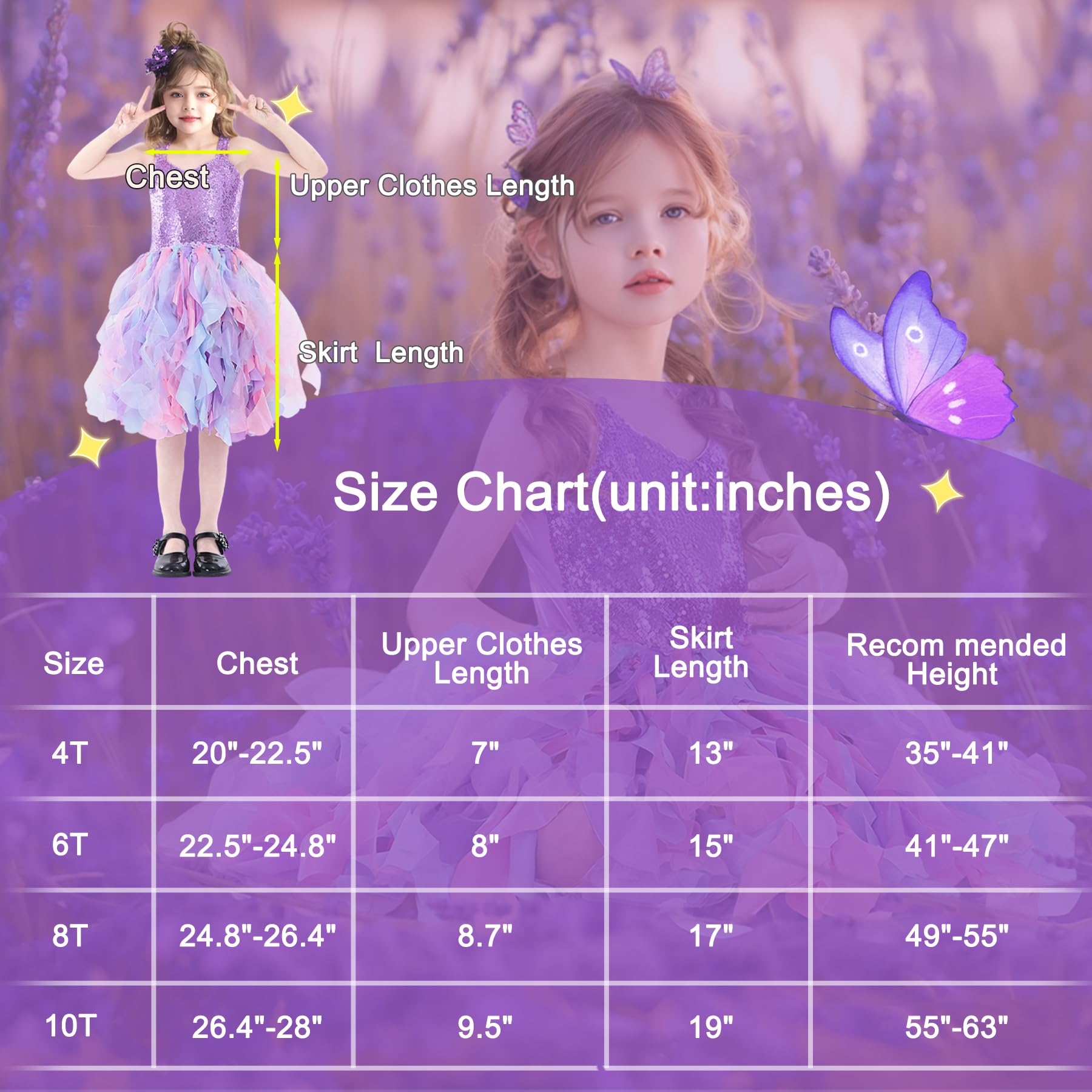Sparkly Sequin Tutu Dress for Girls - Elegant Tulle Princess Prom Dress for Birthday Party & Formal Occasions | Toddler Girl's Special Outfit for Dances, Pageants & Celebrations