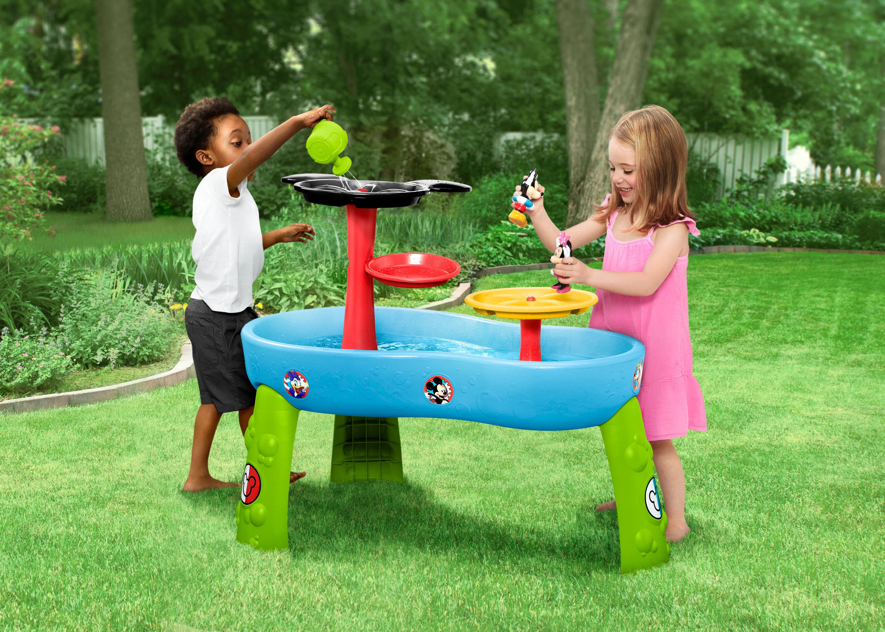 Mickey Mouse Water Play Table for Kids - Outdoor Splash & Sensory Activity Toy for Toddlers - Perfect for Backyard, Poolside, and Summer Fun