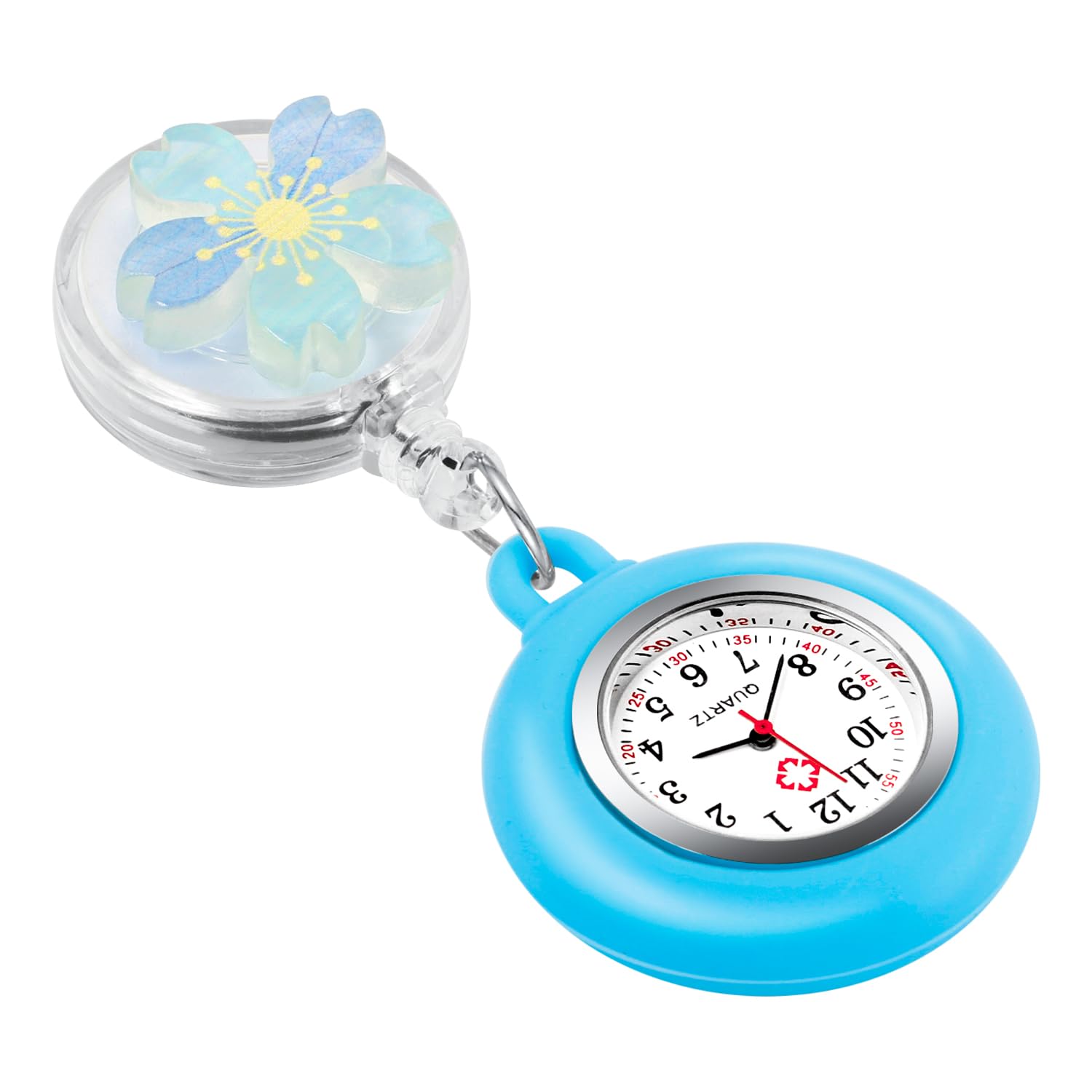 Nurse Watch Clip - Retractable Arabic Dial for Medical Professionals