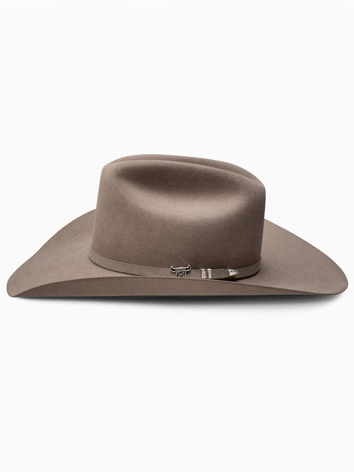 Resistol RFUSTR 724220 USTRC 6X Western Cowboy Hat - Dark Khaki Stone for Men | Durable Felt Material for Rodeo, Ranch Work & Outdoor Adventures