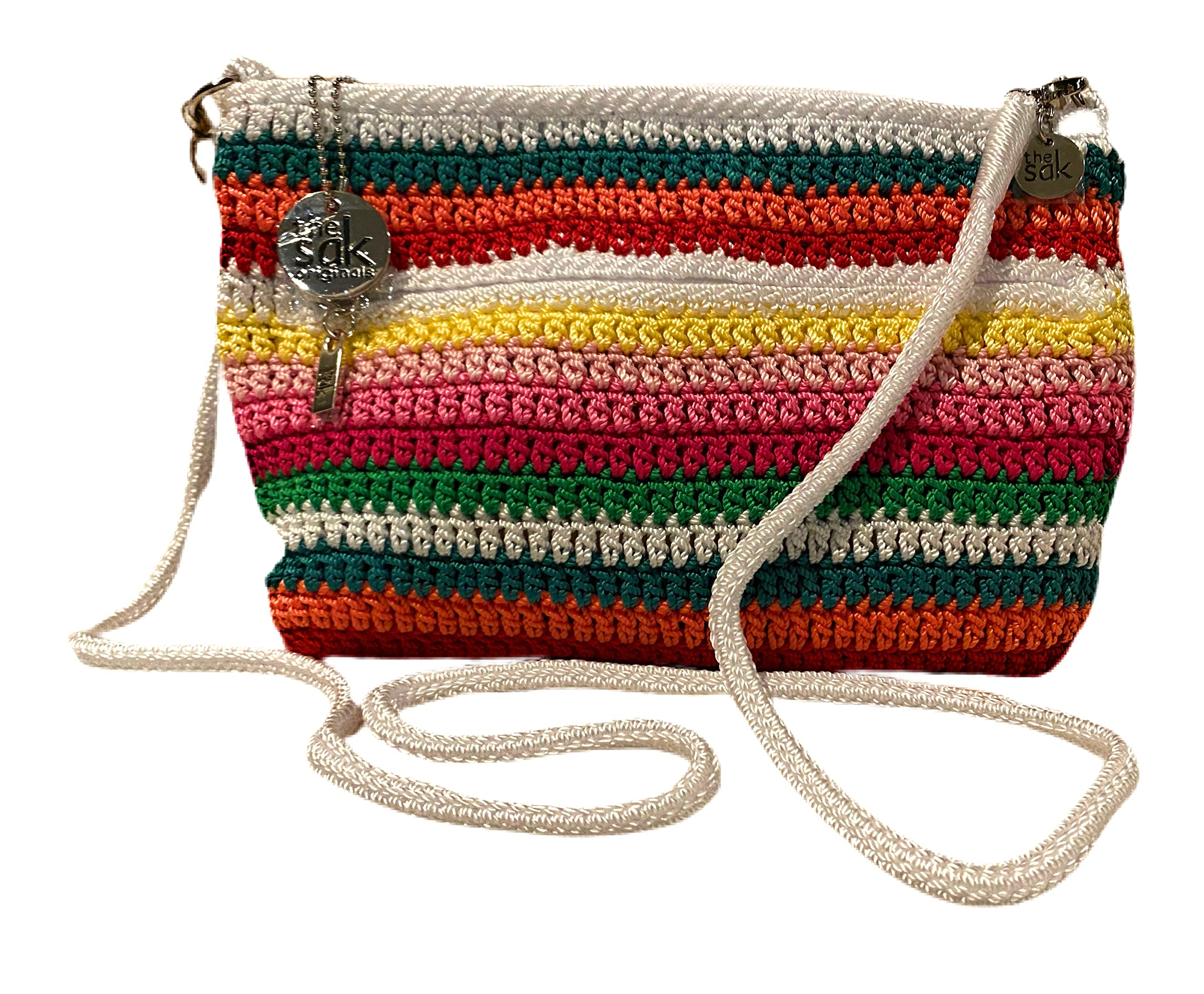 The Sak Crochet Craze Off The Hook 3-in-1 Crossbody Bag - Handmade Boho Purse for Women - Perfect for Travel, Shopping & Everyday Use