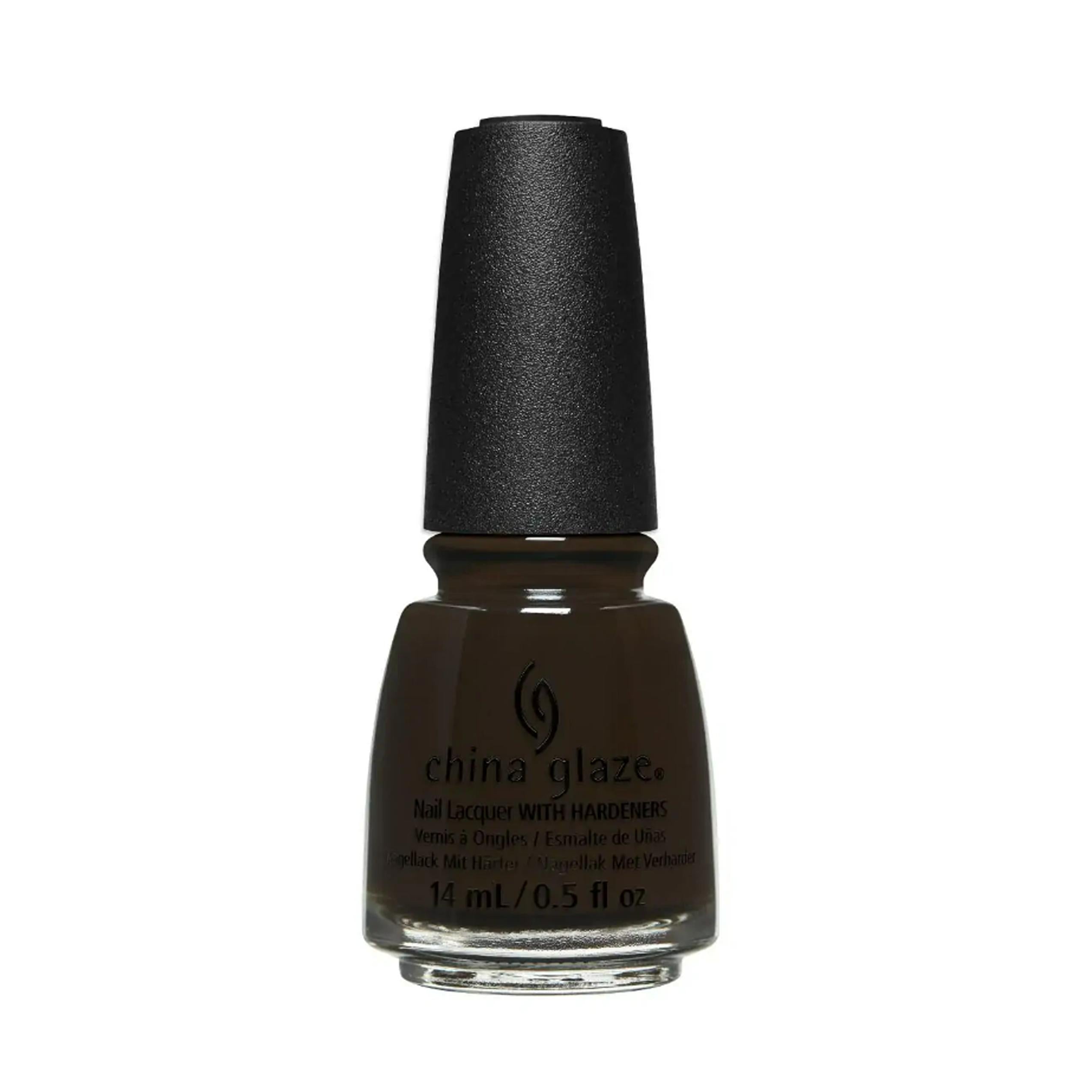 China Glaze Nail Polish - My Broomstick Runs On Coffee (0.5 oz) #58156 - Halloween Nail Art, Witch Theme Manicure, Fall Coffee Lover Gift
