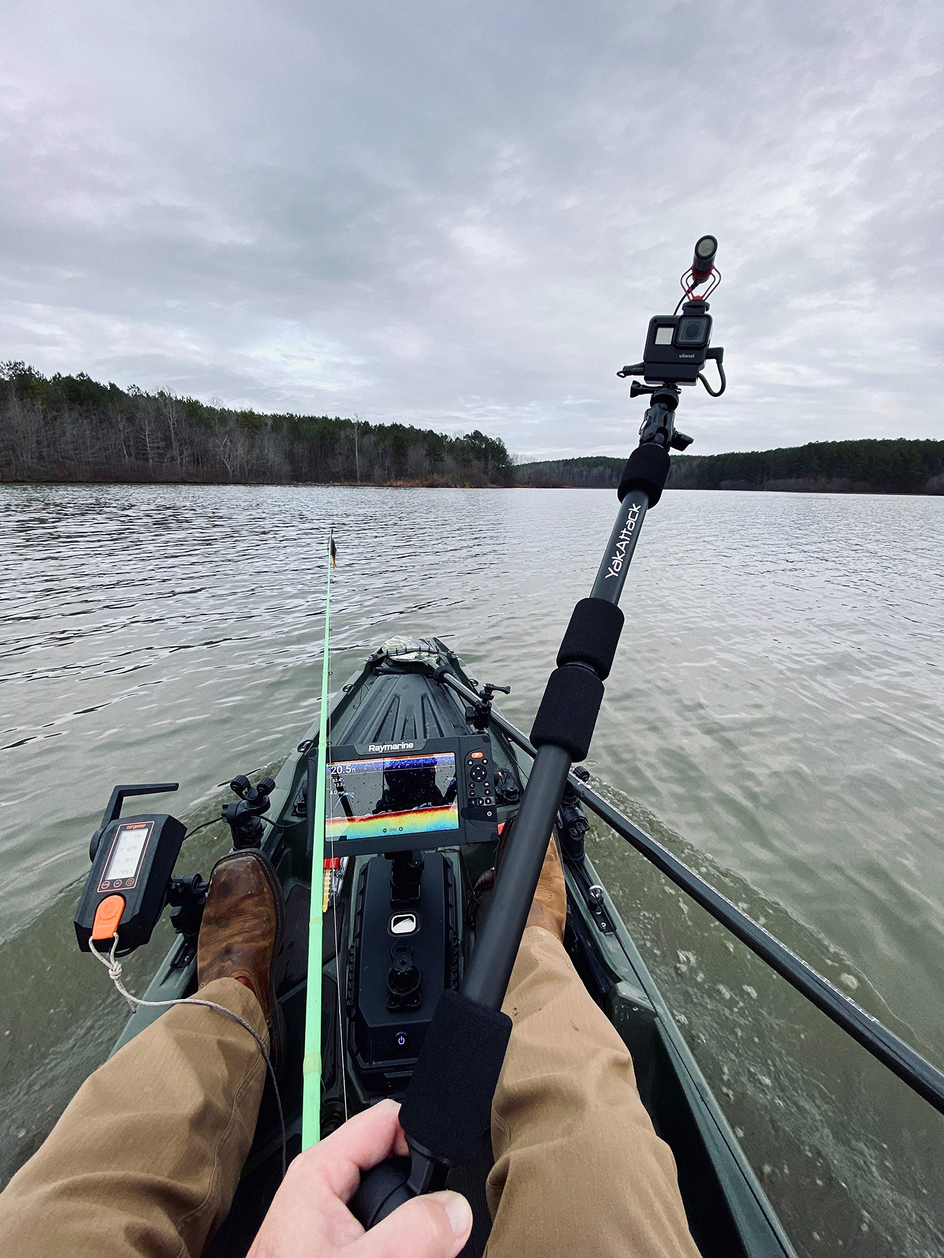 YakAttack PanFish Pro™ Underwater Camera Mount (CMS-1002) - Perfect for Kayak Fishing, Ice Fishing & Underwater Exploration