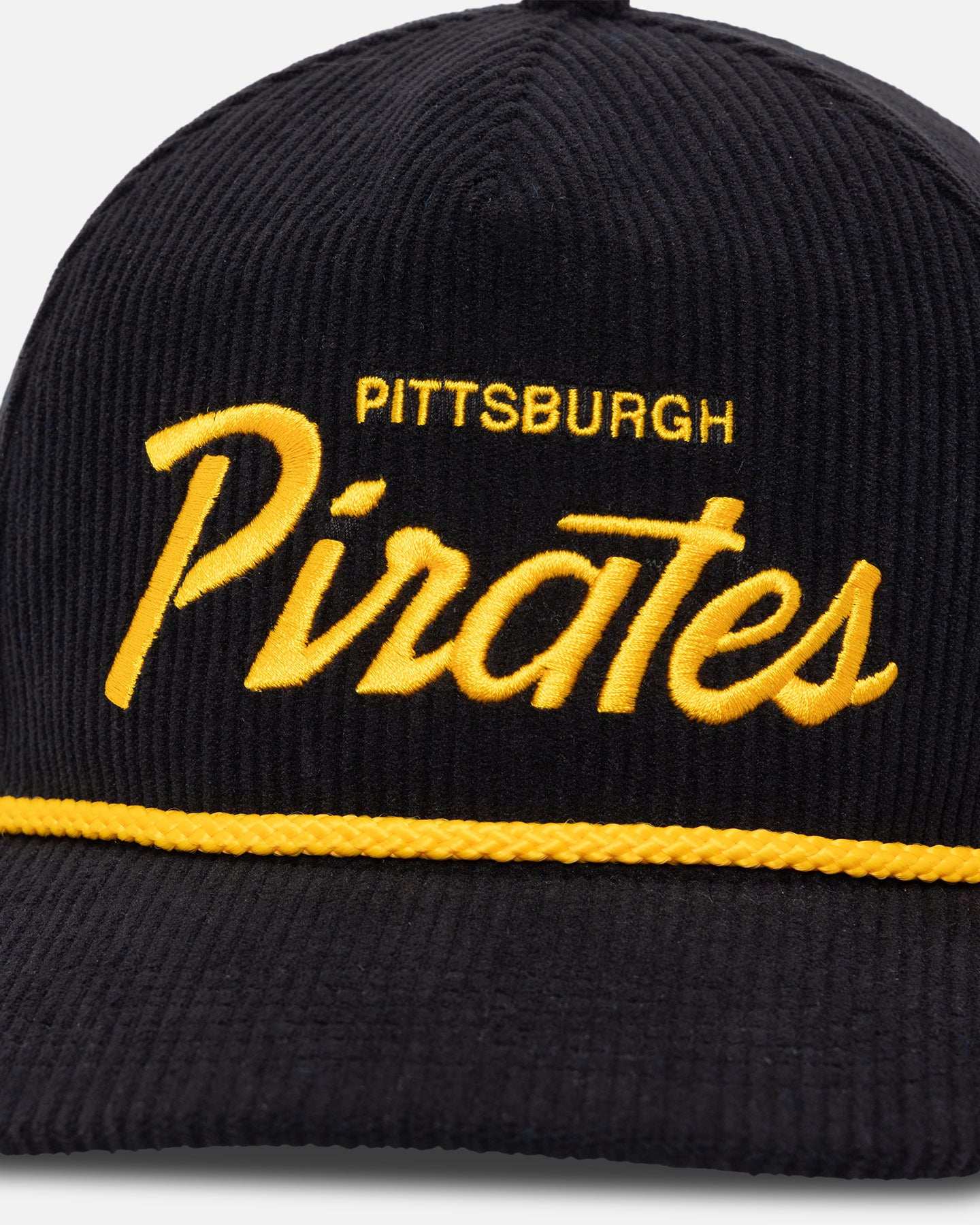47 Brand Pittsburgh Pirates MLB Opening Day Snapback Hat - Black Adjustable Crossrope Hitch Design for Baseball Fans & Casual Wear
