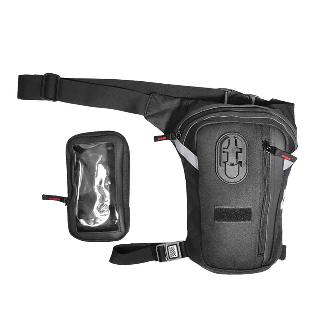 MagiDeal Men's Hiking Waist Bag - Touch Screen Oxford Crossbody Pack for Outdoor Adventures, Travel & Daily Use