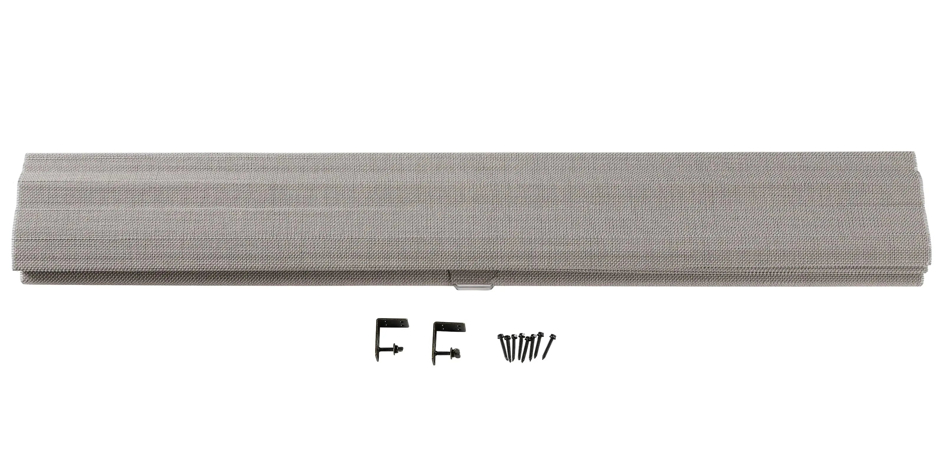Natural Woven Bamboo Window Shade - Slate Color | Eco-Friendly Roller Blind for Privacy & Sun Protection | Perfect for Living Room, Bedroom & Patio