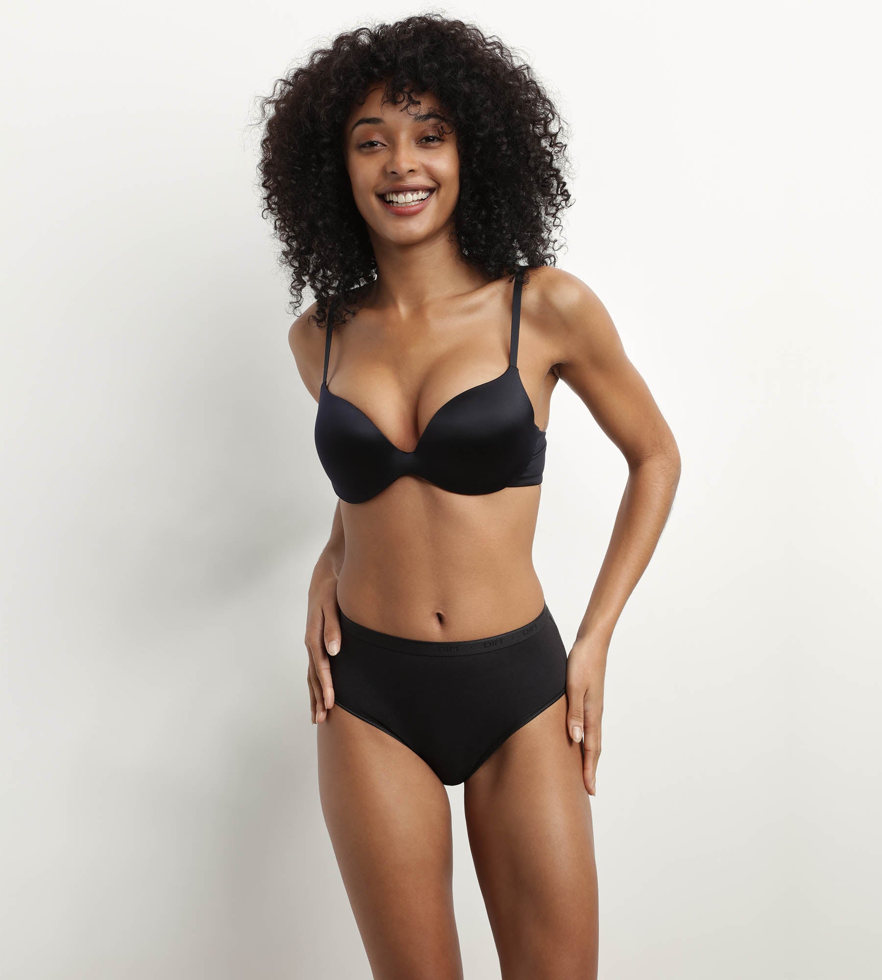 Push Up Bra for Women - Black Microfiber Comfort Collection - Perfect for Everyday Wear & Special Occasions