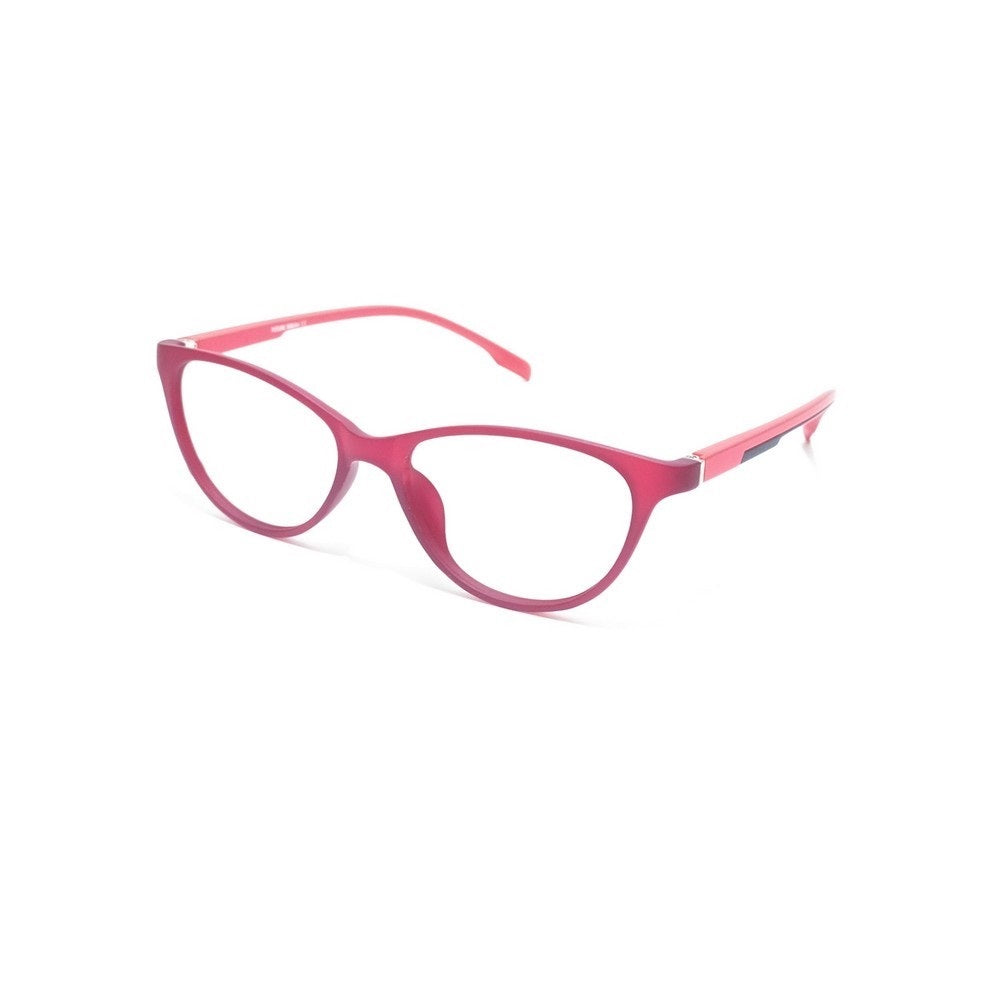 Red Cat Eye Kids Spectacle Frames - Zero Power Glasses for Boys & Girls Ages 3-6 Years | Stylish & Durable Eyewear for School, Reading & Playtime