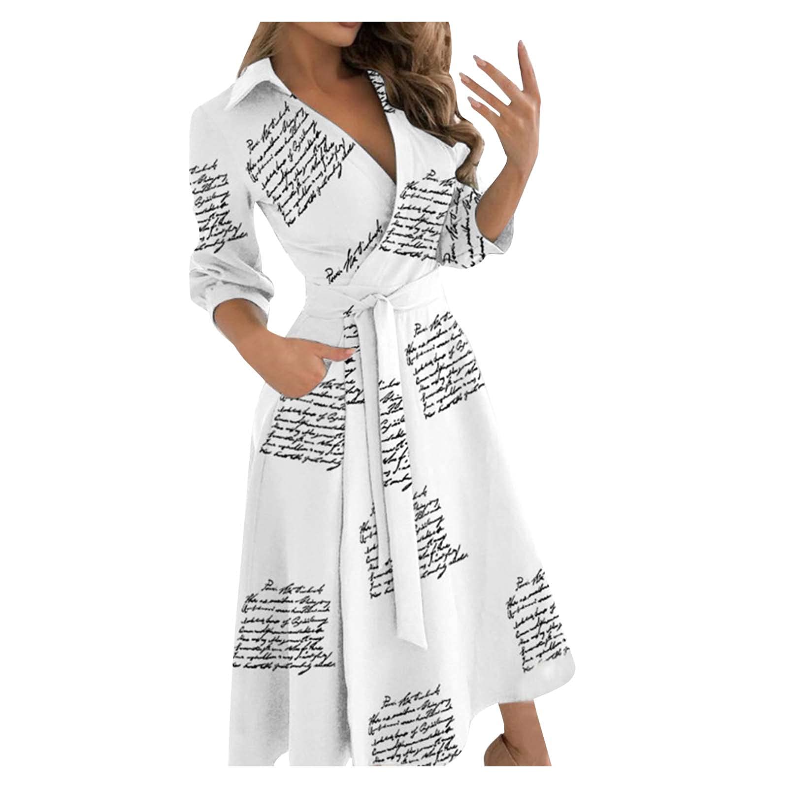 BRADEM Women's Wedding Guest Dress - Slim Fit V-Neck Bodycon Midi Dress with Lace Detail & Pockets | Floral Print Formal Attire for Bridal Shower, Cocktail Party & Special Occasions