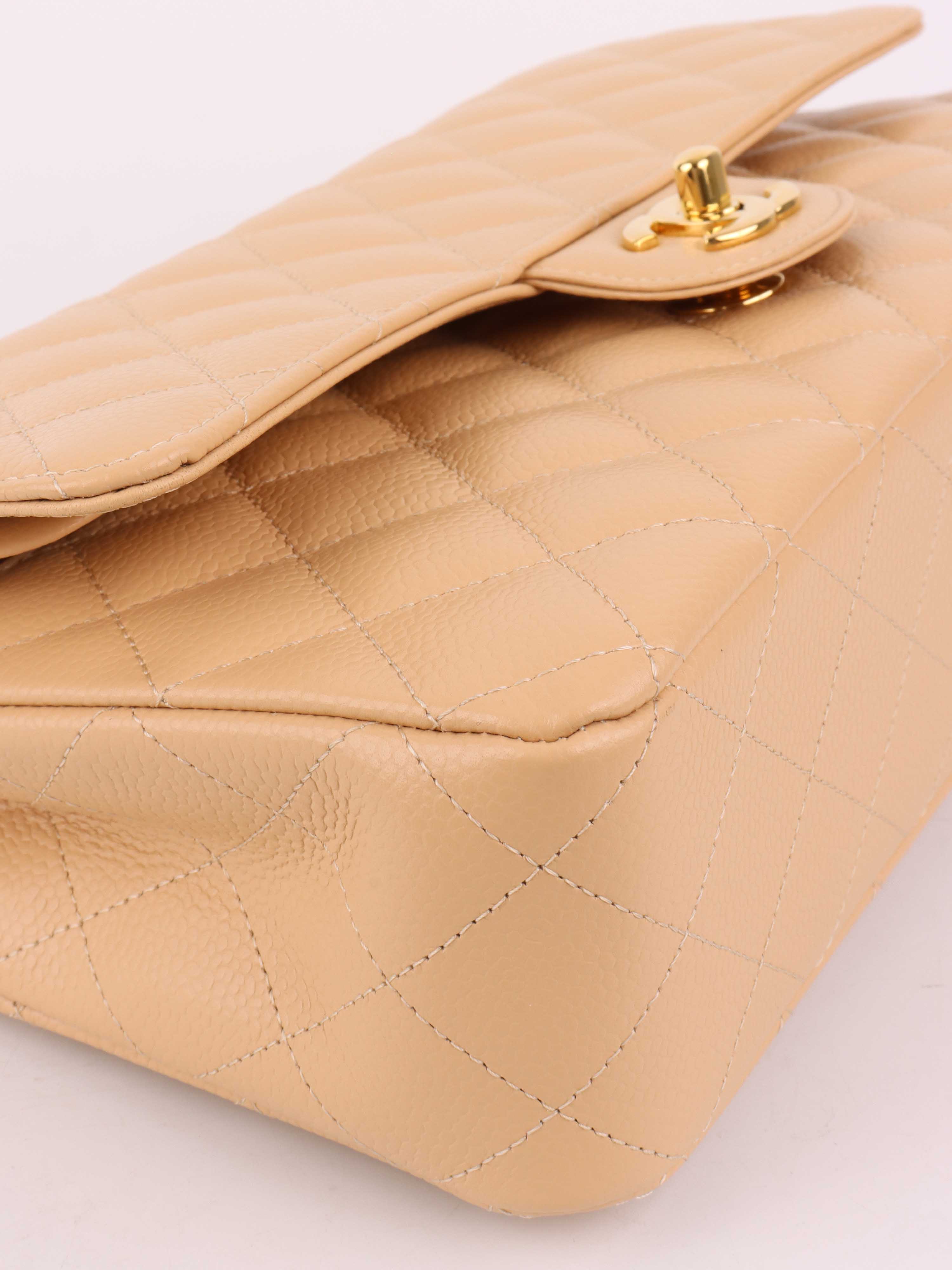Chanel Beige Medium Classic Flap Bag - Timeless Luxury Handbag for Women | Perfect for Work, Evening Events & Special Occasions