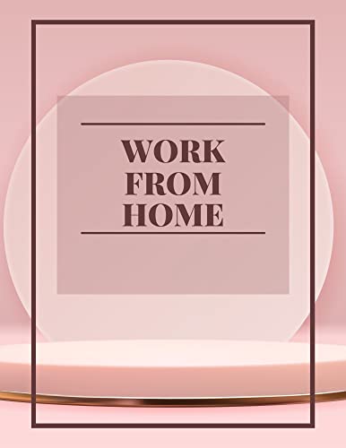 Work From Home Organizer - Daily & Hourly Planner for Productivity, Time Management & Scheduling | Perfect for Remote Work, Home Office & Personal Task Planning