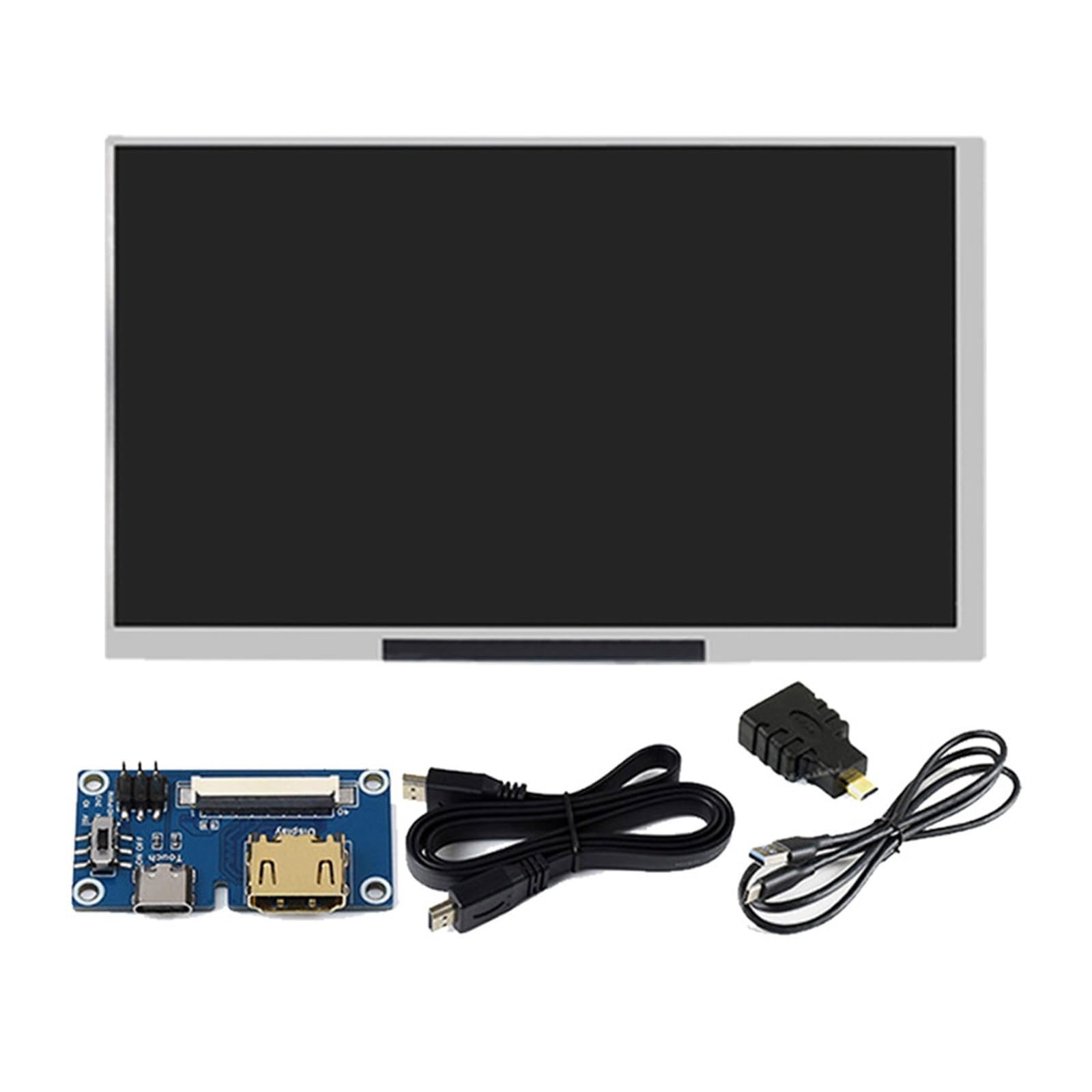 7-inch Capacitive Touch Screen Display for Raspberry Pi 5B/4B/3B+ - IPS/QLED HD HDMI-Compatible Thin Monitor for DIY Electronics Projects | Perfect for Smart Home Displays, Retro Gaming Consoles & IoT Prototyping