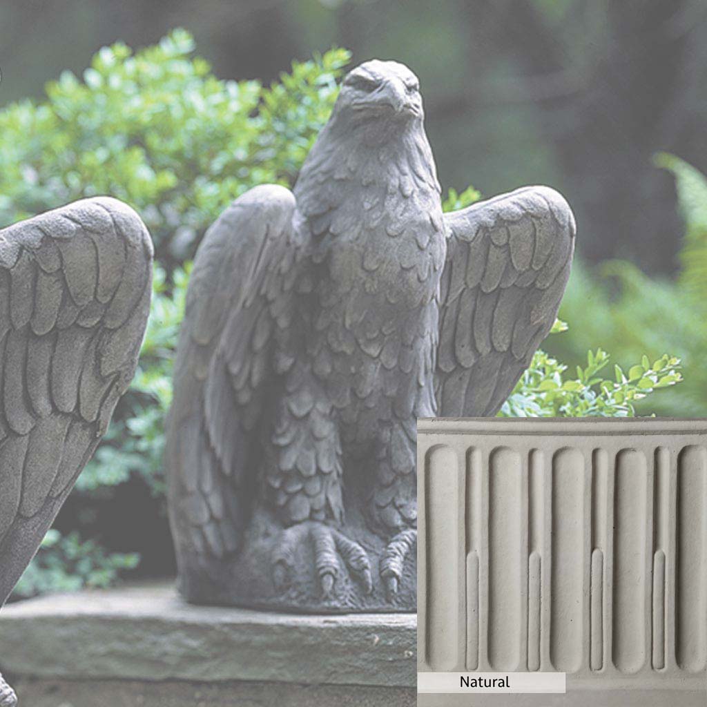 Campania International Eagle Looking Right Statue - Bronze Eagle Sculpture for Home & Garden Decor - Perfect for Outdoor Patio, Lawn, or Office Display