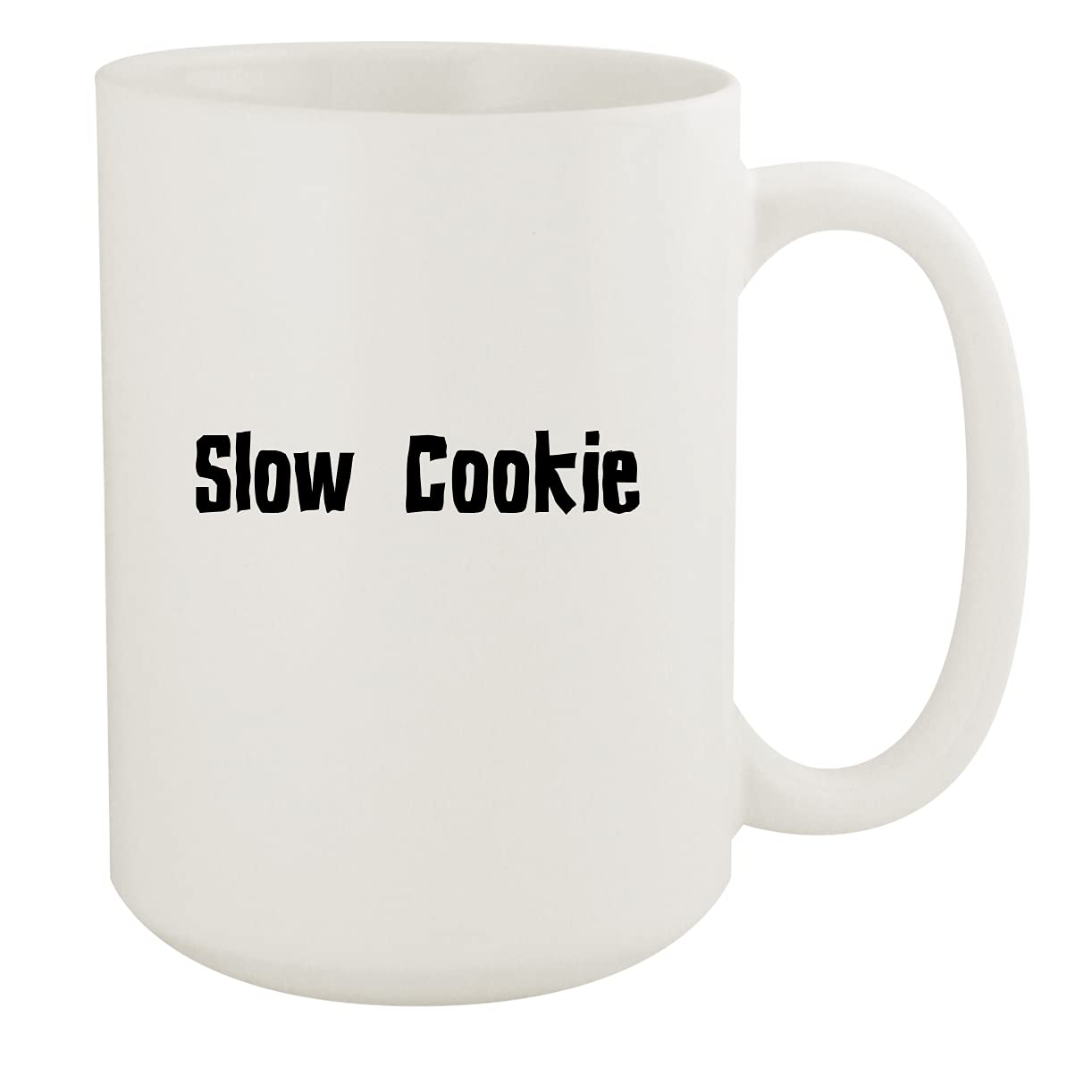 Slow Cookie - 15oz Ceramic Coffee Mug, White - Perfect for Hot Drinks, Office Use & Gift Giving