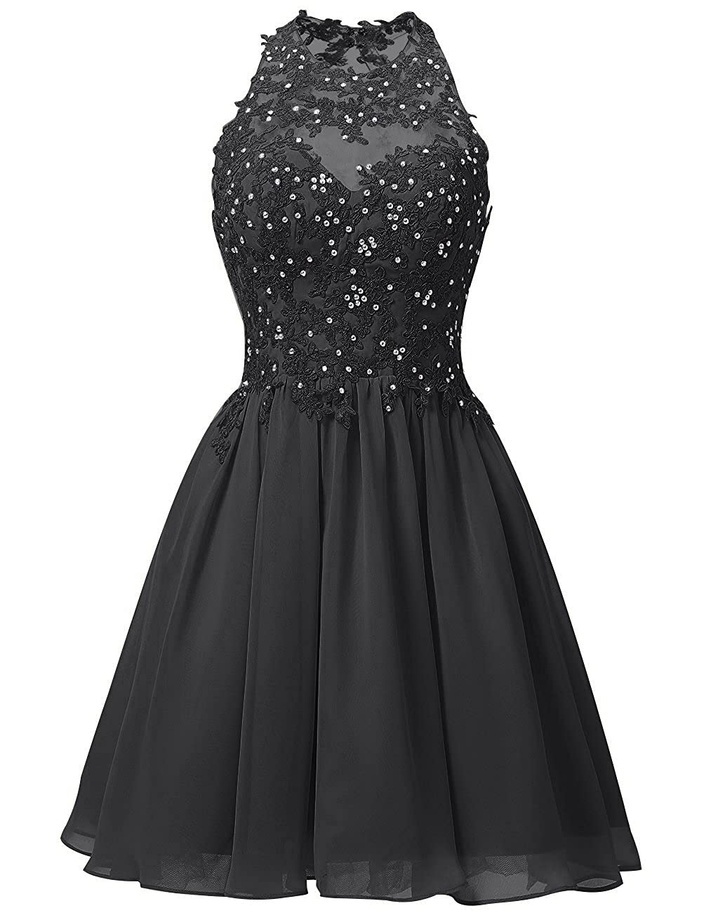 Elegant Short Homecoming Dress with Lace Appliques - Cocktail Party & Prom Evening Gown for Women | Perfect for Formal Events, Dances & Special Occasions