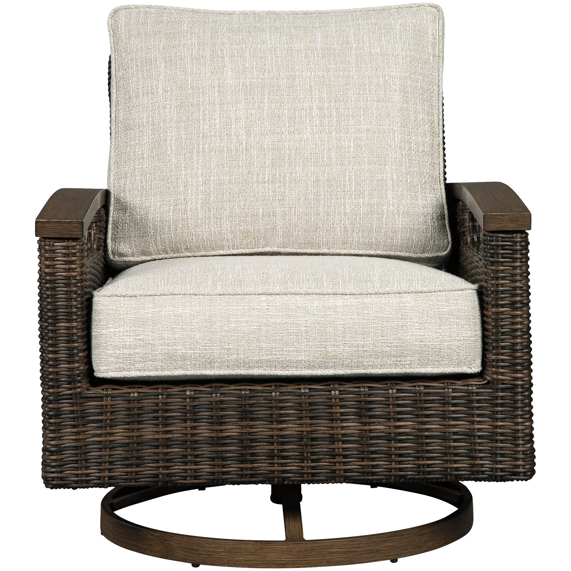 Paradise Trail 2-Piece Swivel Lounge Chair Set - Patio, Poolside, or Backyard Relaxation - Outdoor Furniture for Comfortable Lounging