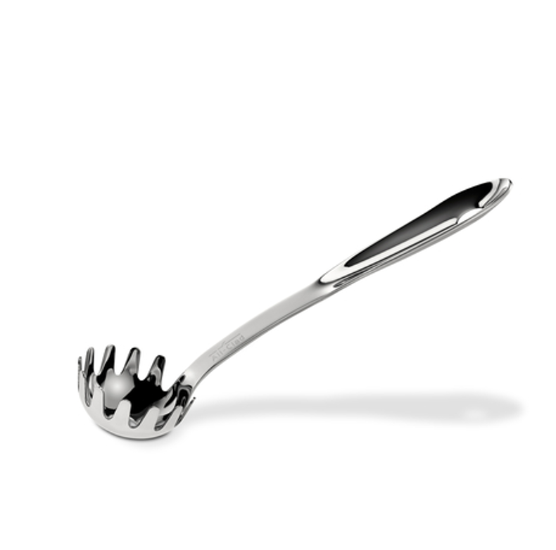 All-Clad Stainless Steel Pasta Ladle - Premium Kitchen Utensil for Serving Spaghetti, Macaroni & Noodles - Ideal for Home Cooking, Restaurants & Italian Cuisine Lovers