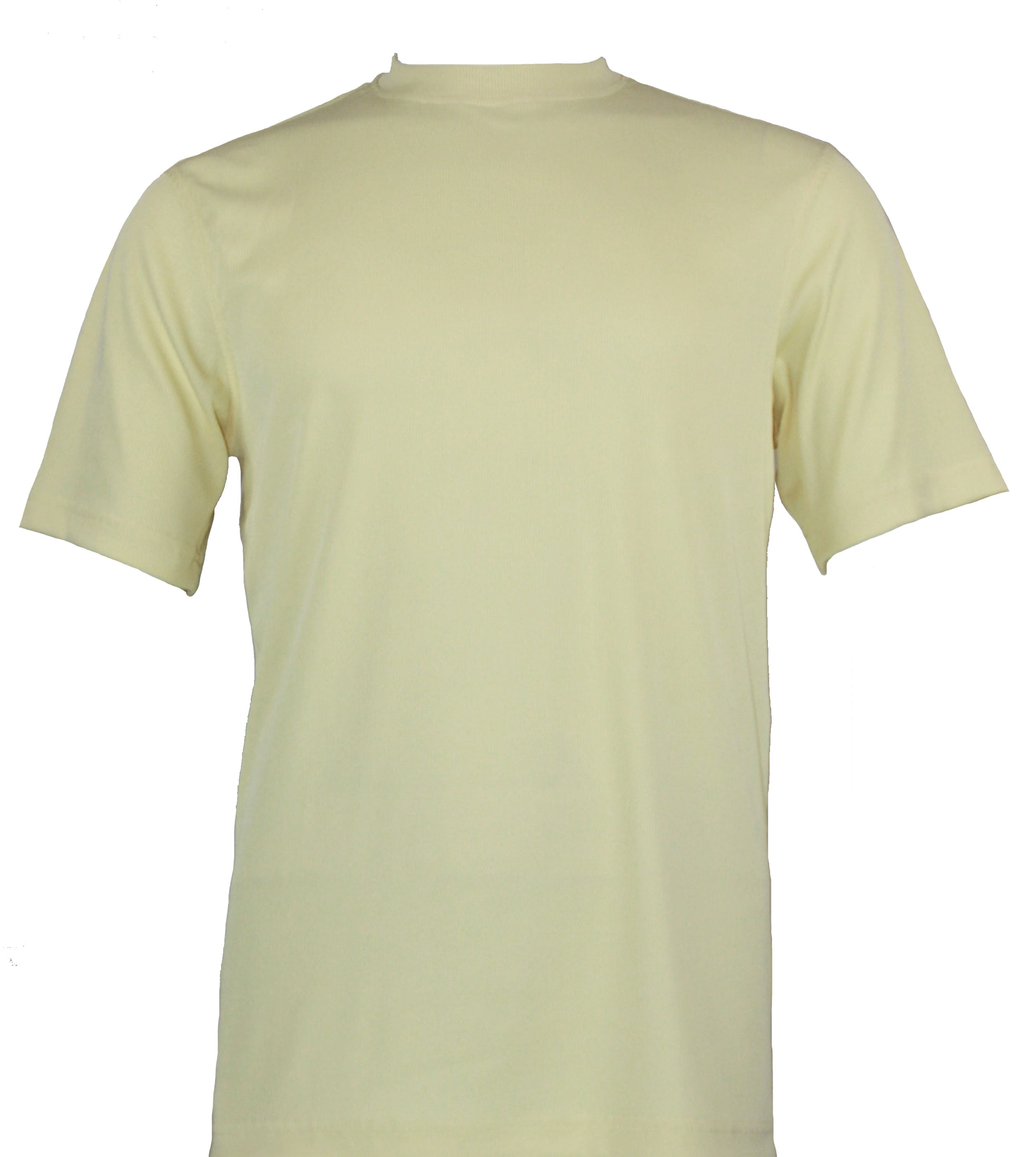 Bassiri Short Sleeve Mock Neck T-Shirt for Men - Soft Butter Cotton Tee - Casual Wear, Layering & Everyday Outfits