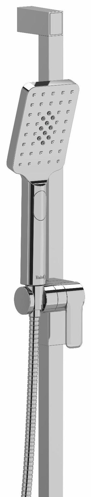 4-Function Handheld Shower Head with 30-Inch Slide Bar - 1.8 GPM Chrome Finish (Model 4665C WS RIOBEL) - Perfect for Bathroom Renovation & Spa-Like Shower Experience