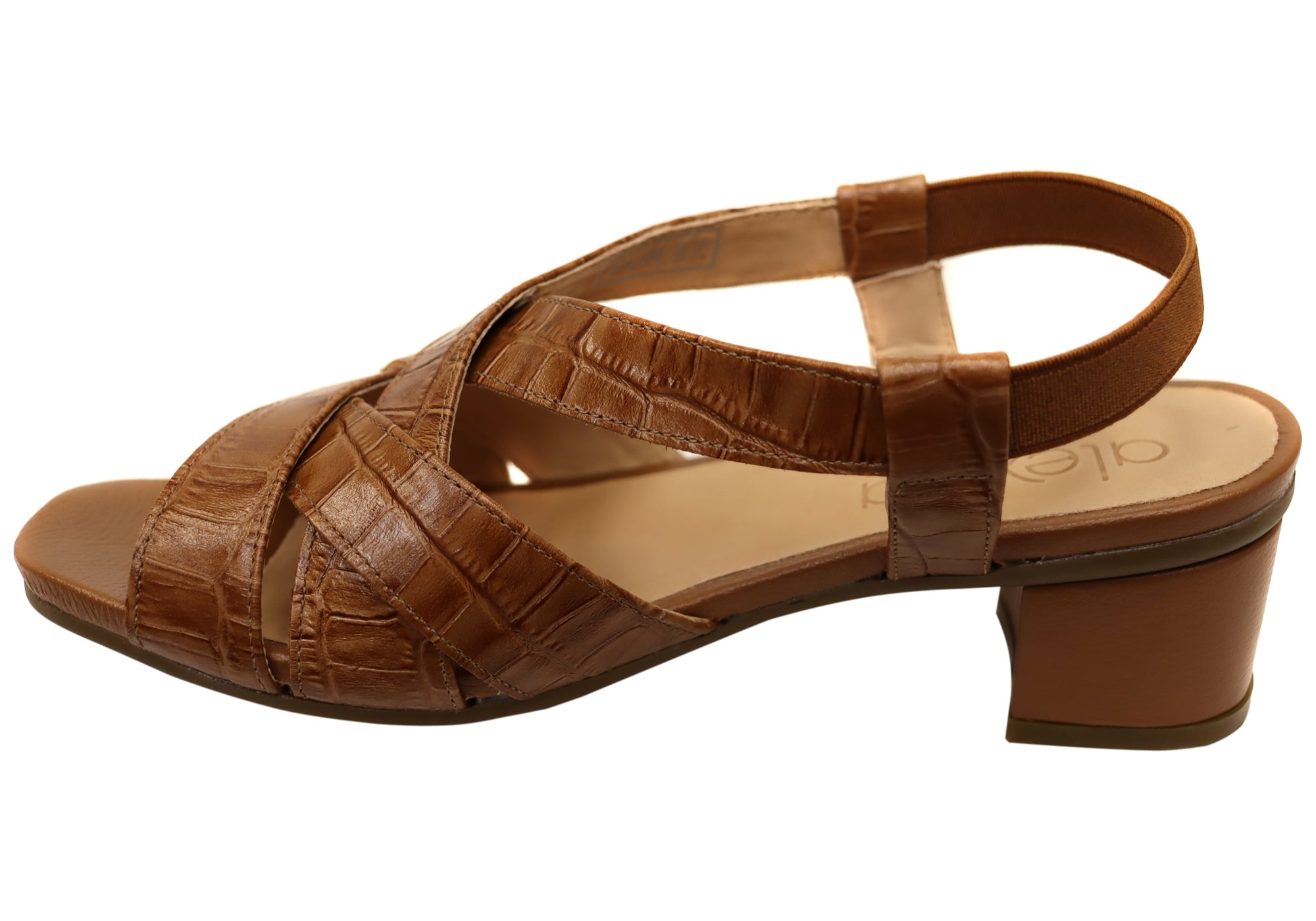 Opananken Madison Women's Comfortable Leather Low Heel Sandals - Casual Walking Shoes for Summer Outfits & Beach Vacations