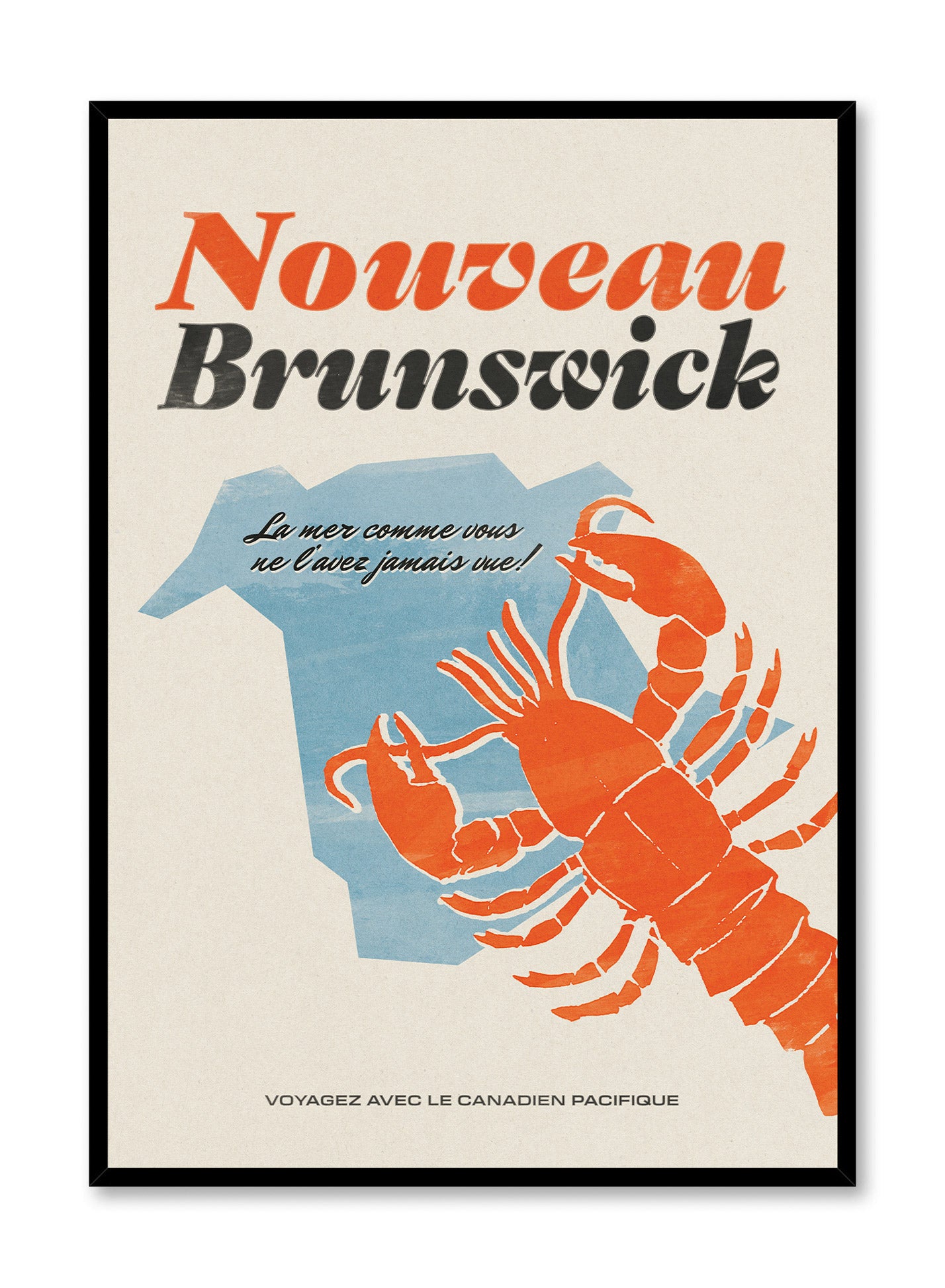 New Brunswick Travel Poster - Vintage Style Wall Art for Home & Office Decor - Perfect for Travel Enthusiasts & Wanderlust Inspiration