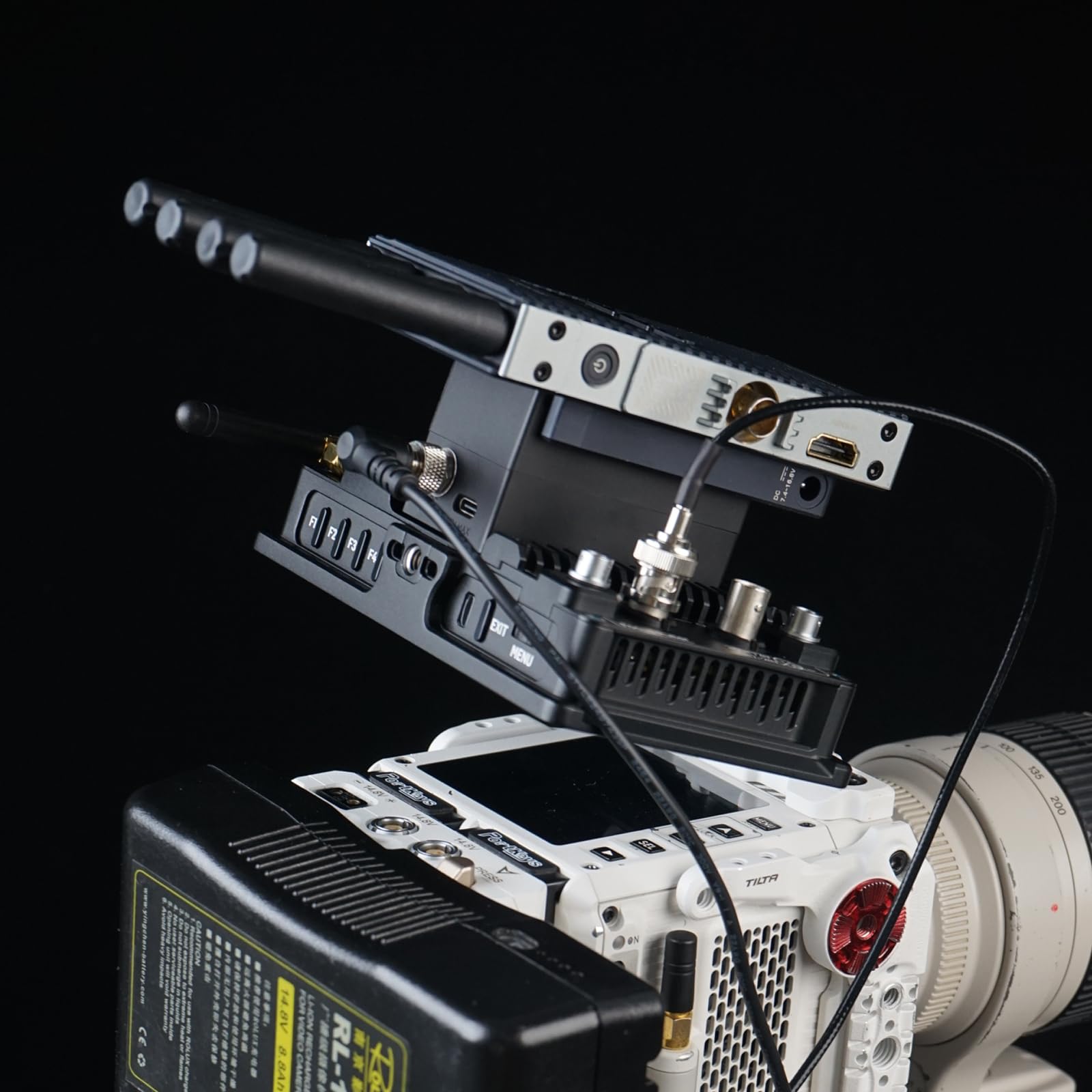 Portkeys BD1 Dual-Sided NP-F Dummy Battery Module - Vertical & Cross Mount Adapter for Sony Cameras, Wireless Video Transmitters & Field Monitors - Perfect for Live Streaming, Film Production & On-Location Shooting