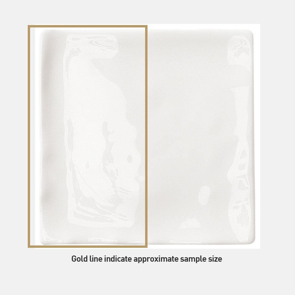 Premium Santorini Daylight White 10x10cm Glossy Ceramic Subway Tile - Perfect for Kitchen Backsplash, Bathroom Walls & Modern Interior Design