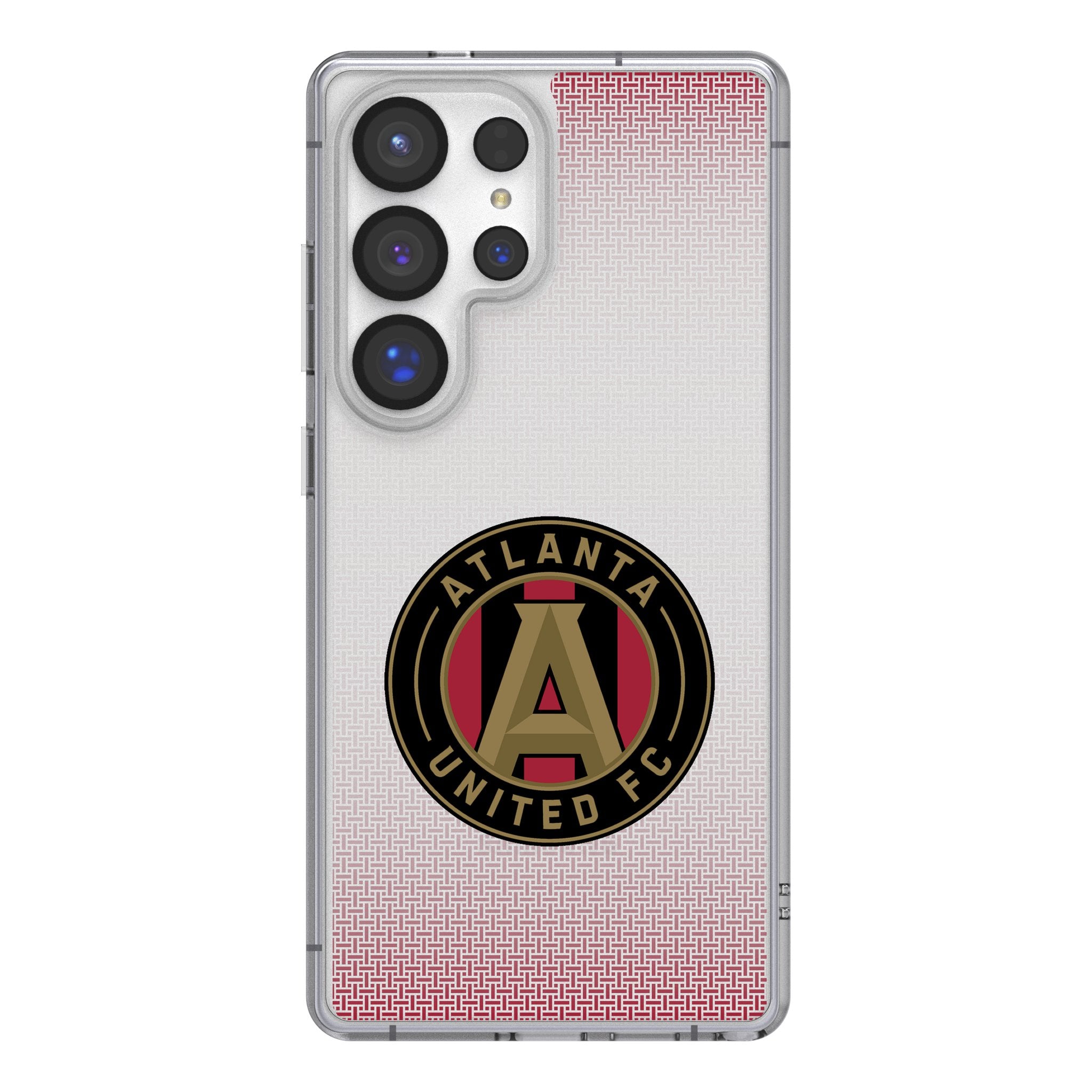 Atlanta United FC Clear Linen Phone Case for Samsung Galaxy - Slim Protective Cover for Everyday Use, Sports Events & Fan Showcases