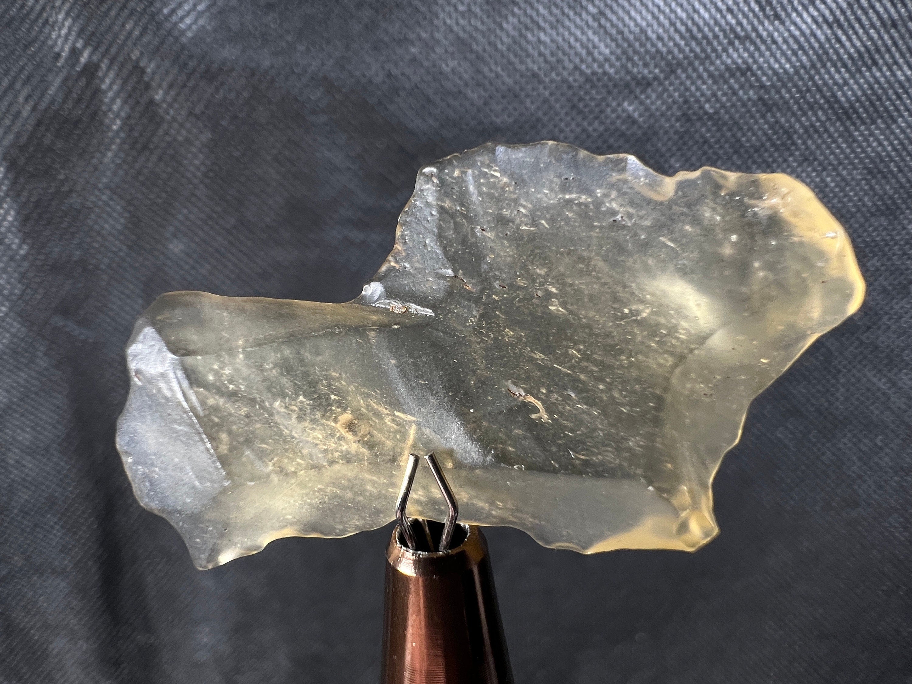 Libyan Desert Glass Raw Crystal - Rare 4.1g Natural Stone for Chime Making | Unique Spiritual Gift, Home Decor & Healing Crystals | Perfect for Meditation, Energy Work & Jewelry Crafting (Item#49416)