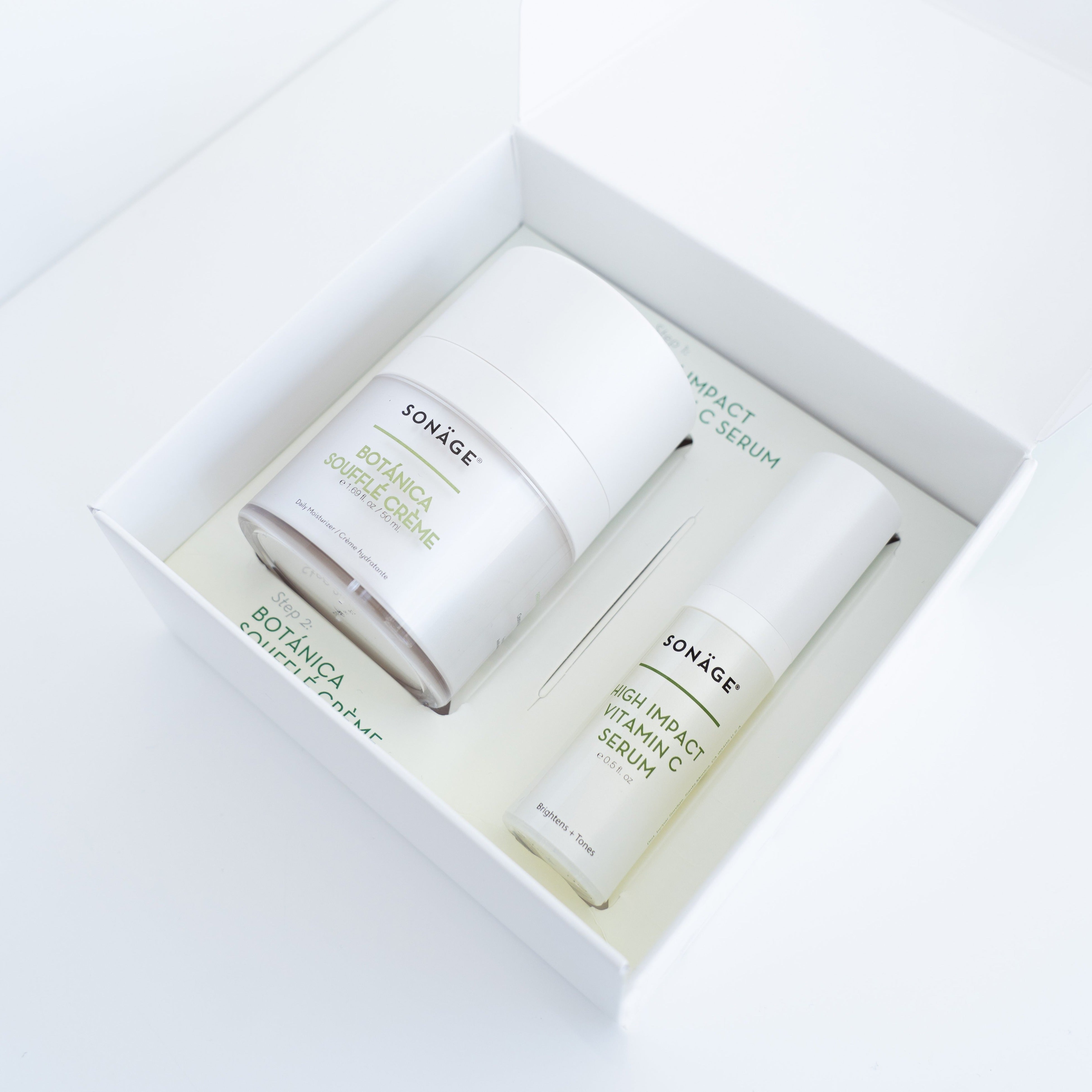Best Skin Tone Correcting Duo for Even Complexion - Brightening & Hydrating Face Serum & Cream Set - Perfect for Daily Skincare & Makeup Prep