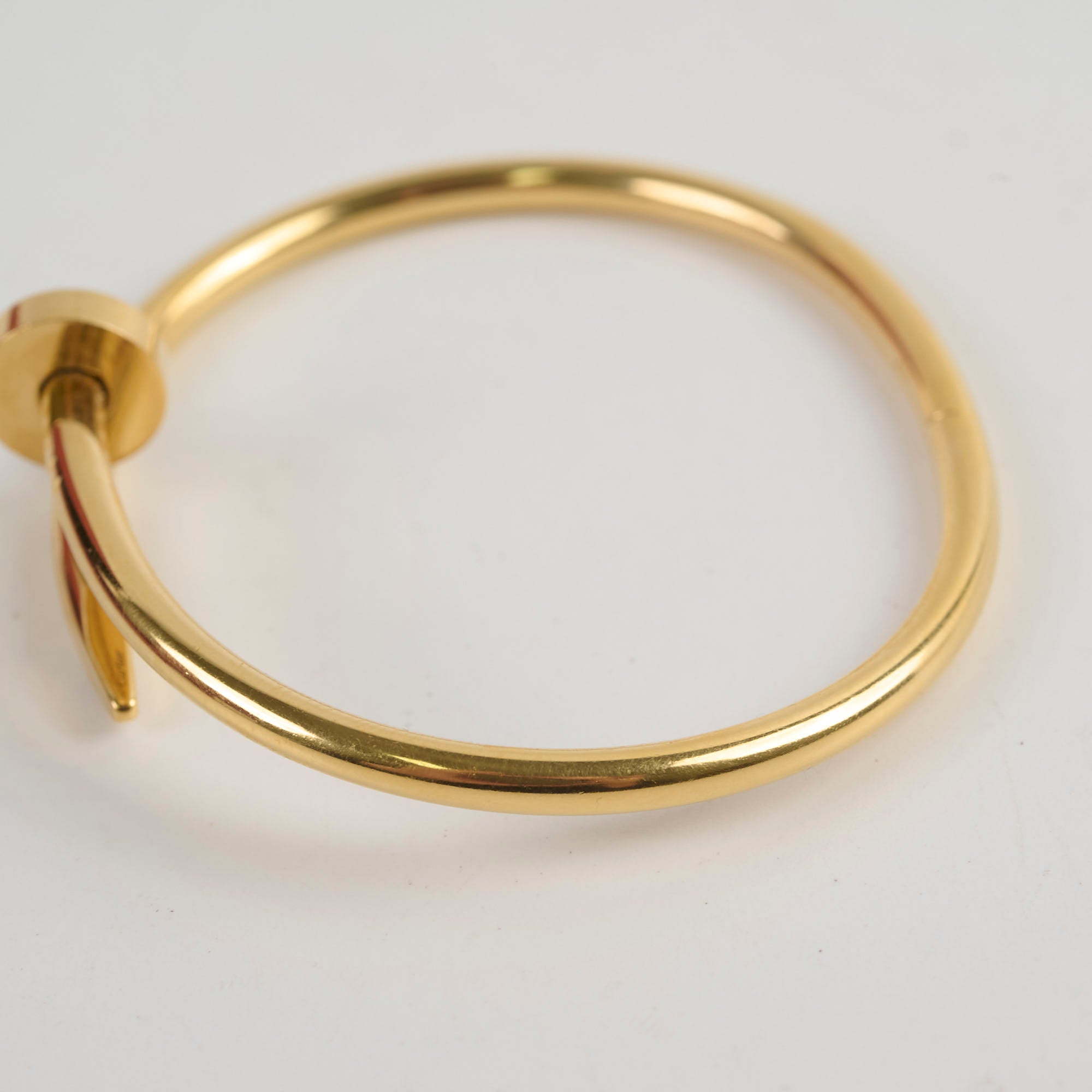 Cartier Juste Un Clou 18K Yellow Gold Bracelet Size 17 - Luxury Jewelry for Women, Perfect for Weddings, Parties & Special Occasions