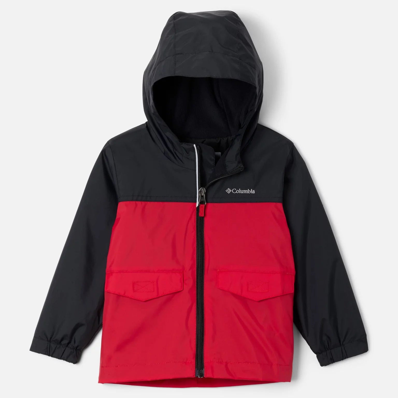 Columbia Zilla II Toddler Rain Jacket - Waterproof & Breathable Black/Mountain Green for Outdoor Play & Rainy Day Adventures
