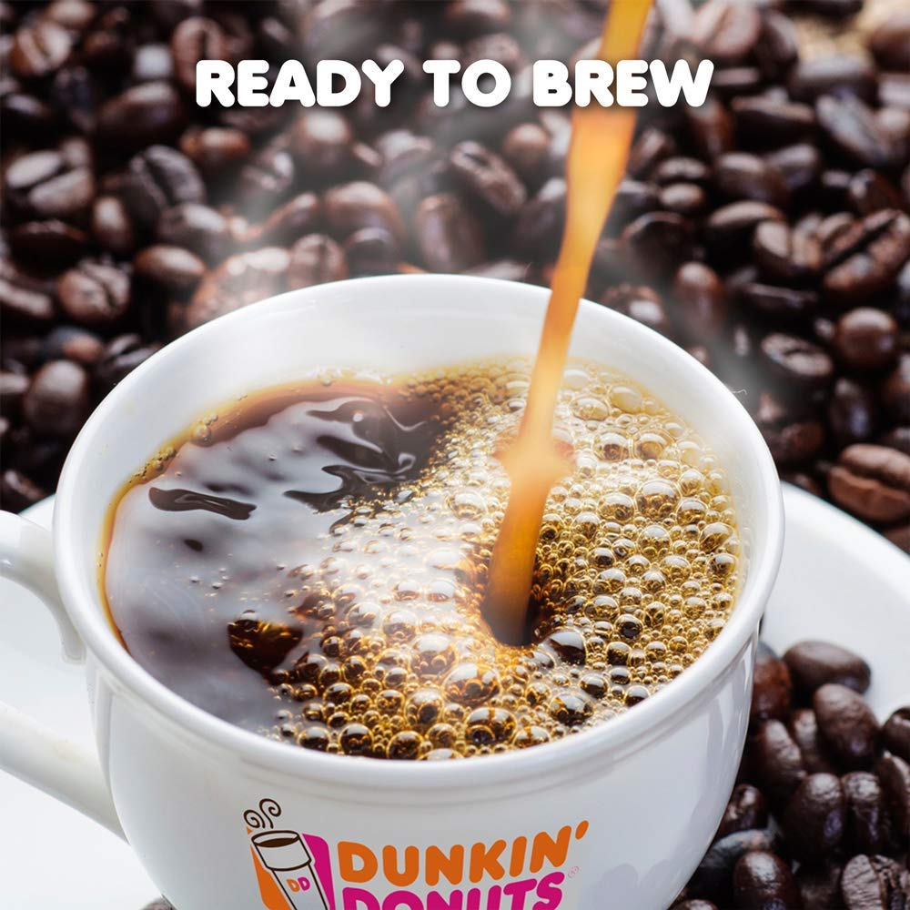 Dunkin' Donuts Cinnamon Roll Flavored Ground Coffee - 11oz Bag | Bakery Series | Perfect for Breakfast, Office & Home Brewing | Aromatic & Smooth Blend