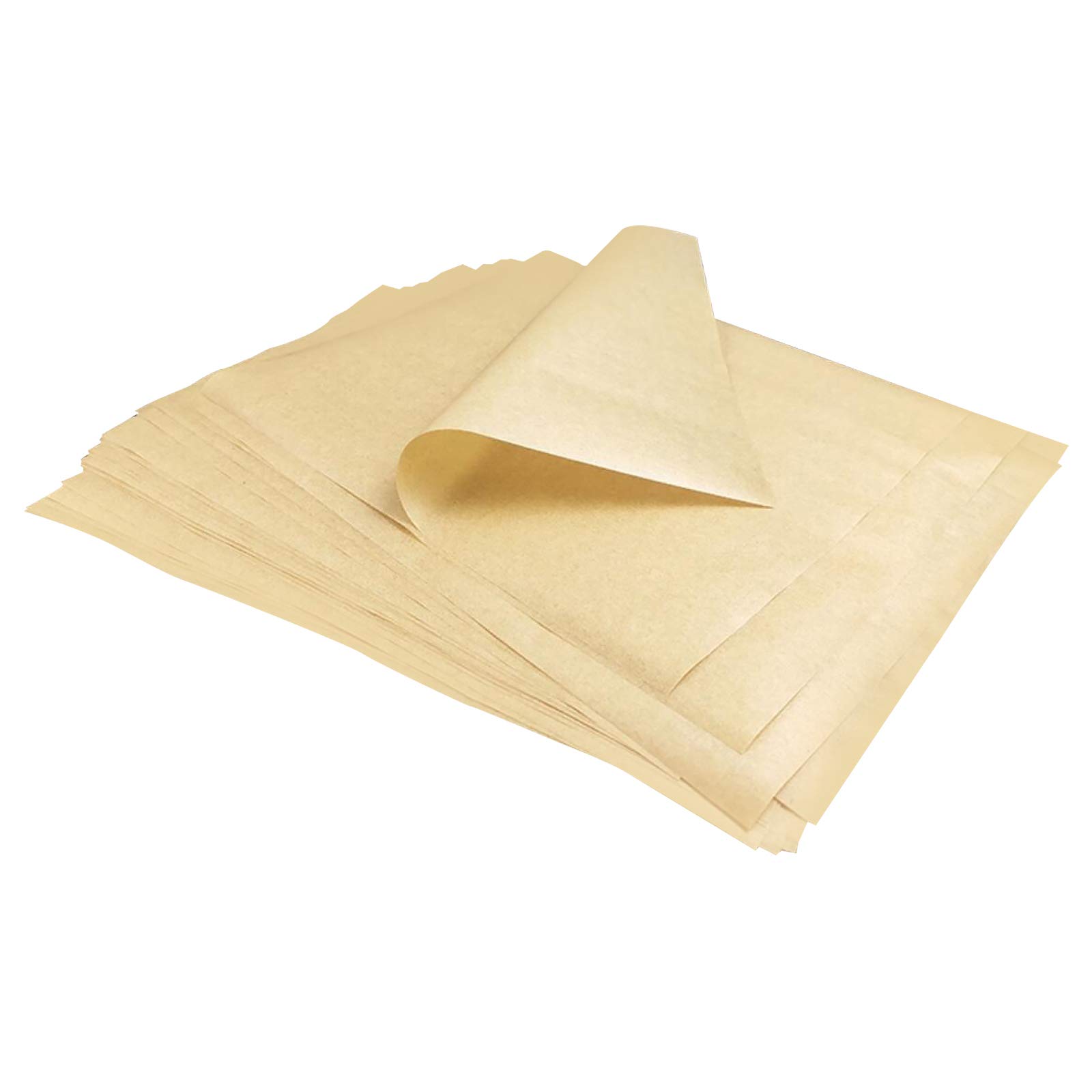 7.5x11.5 Inches Unbleached Parchment Paper Sheets - 100-Pack Non-Stick Baking Paper for Cooking, Grilling, Steaming & Air Frying | Perfect for Cookies, Hamburgers, Pans & More | Eco-Friendly Kitchen Essential