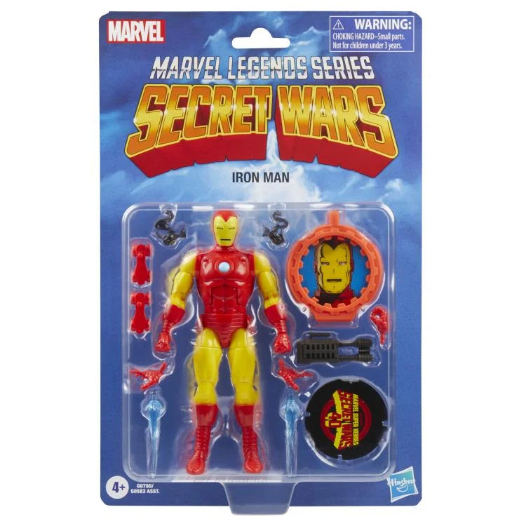 Secret Wars Marvel Legends Iron Man 6-Inch Action Figure - Collectible Superhero Toy for Display & Play - Perfect for Marvel Fans, Gift Giving & Comic Book Collections