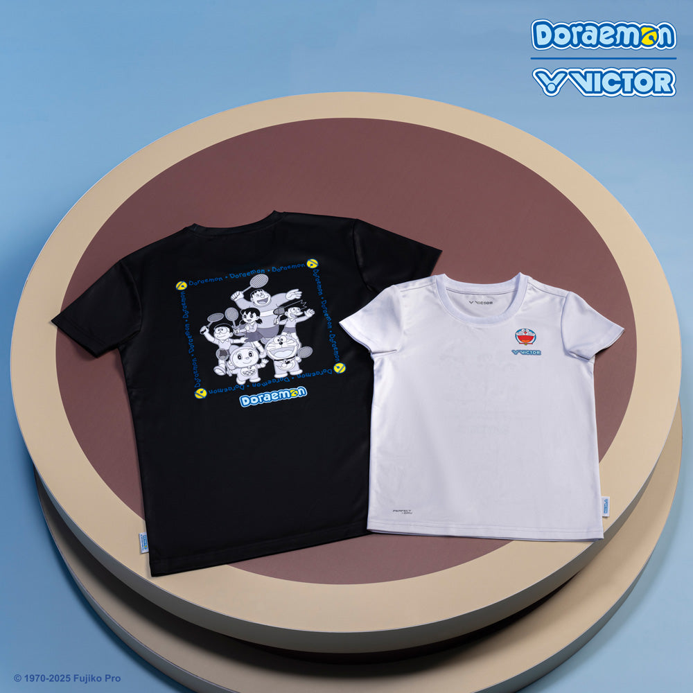 Victor X Doraemon Unisex T-Shirt 504DRM - Anime Graphic Tee for Men & Women - Perfect for Casual Wear, Cosplay, and Anime Fan Gifts